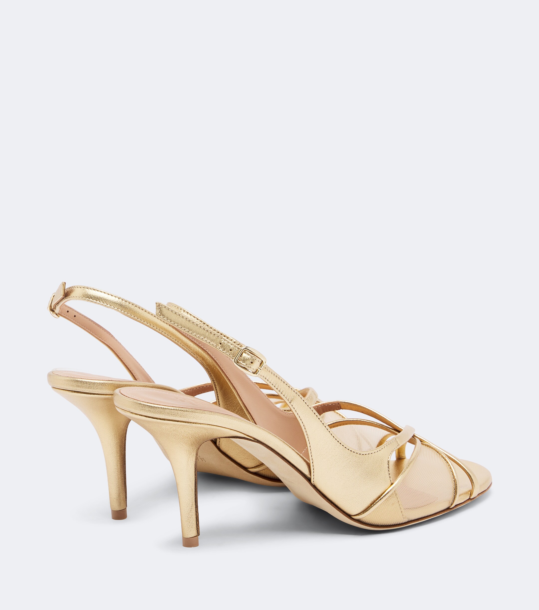 Malone Souliers Malone Souliers Petra leather and mesh slingback sandals
