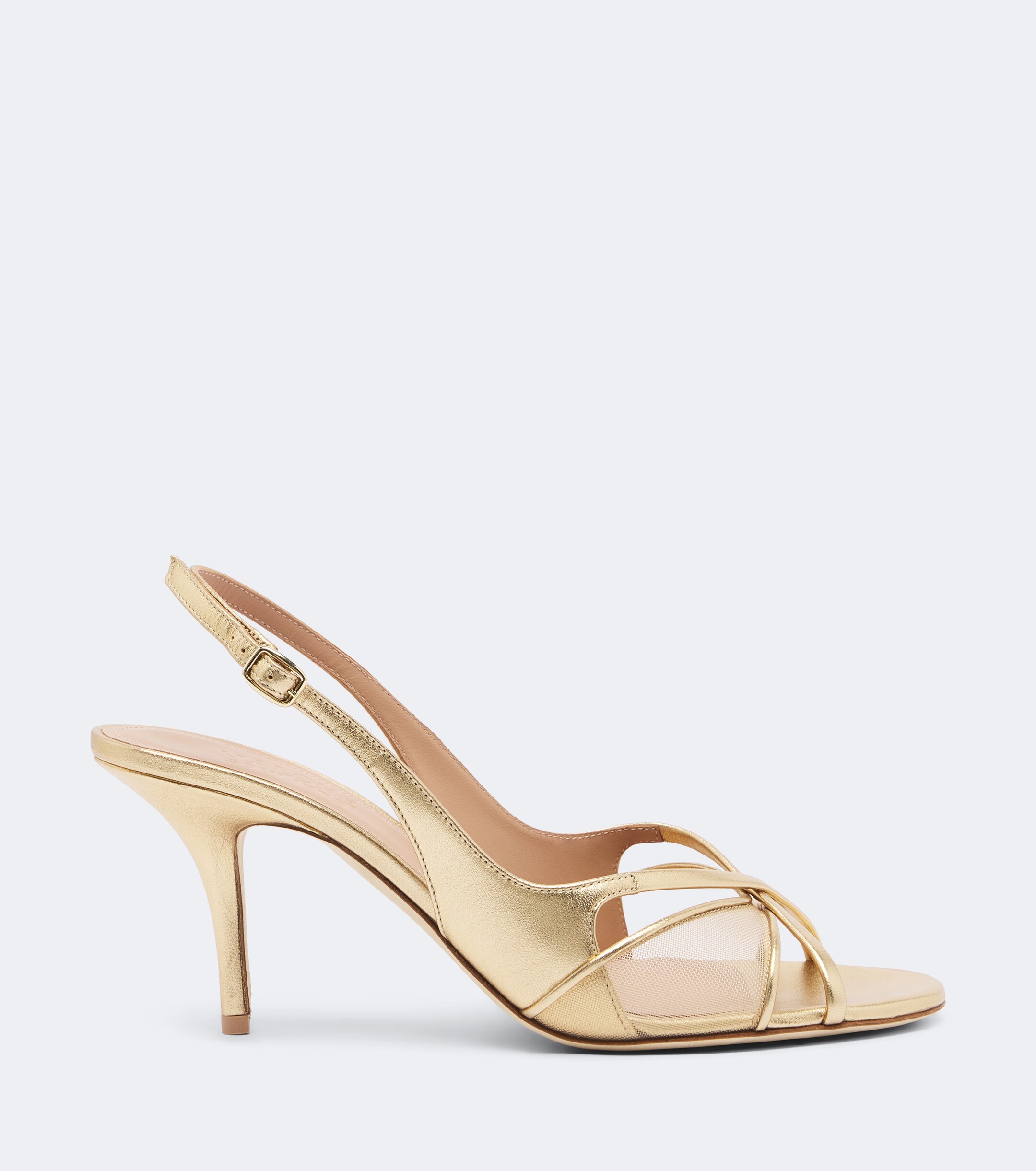 Malone Souliers Malone Souliers Petra leather and mesh slingback sandals