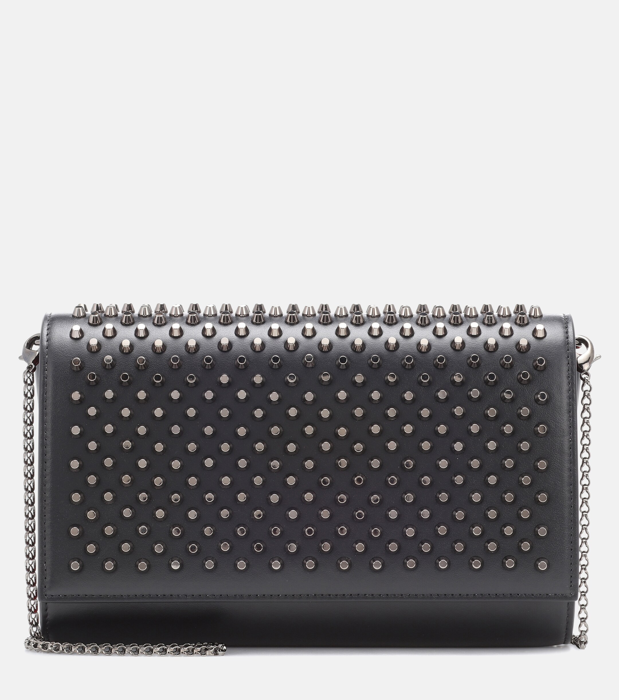 CHRISTIAN LOUBOUTIN Paloma embellished leather clutch