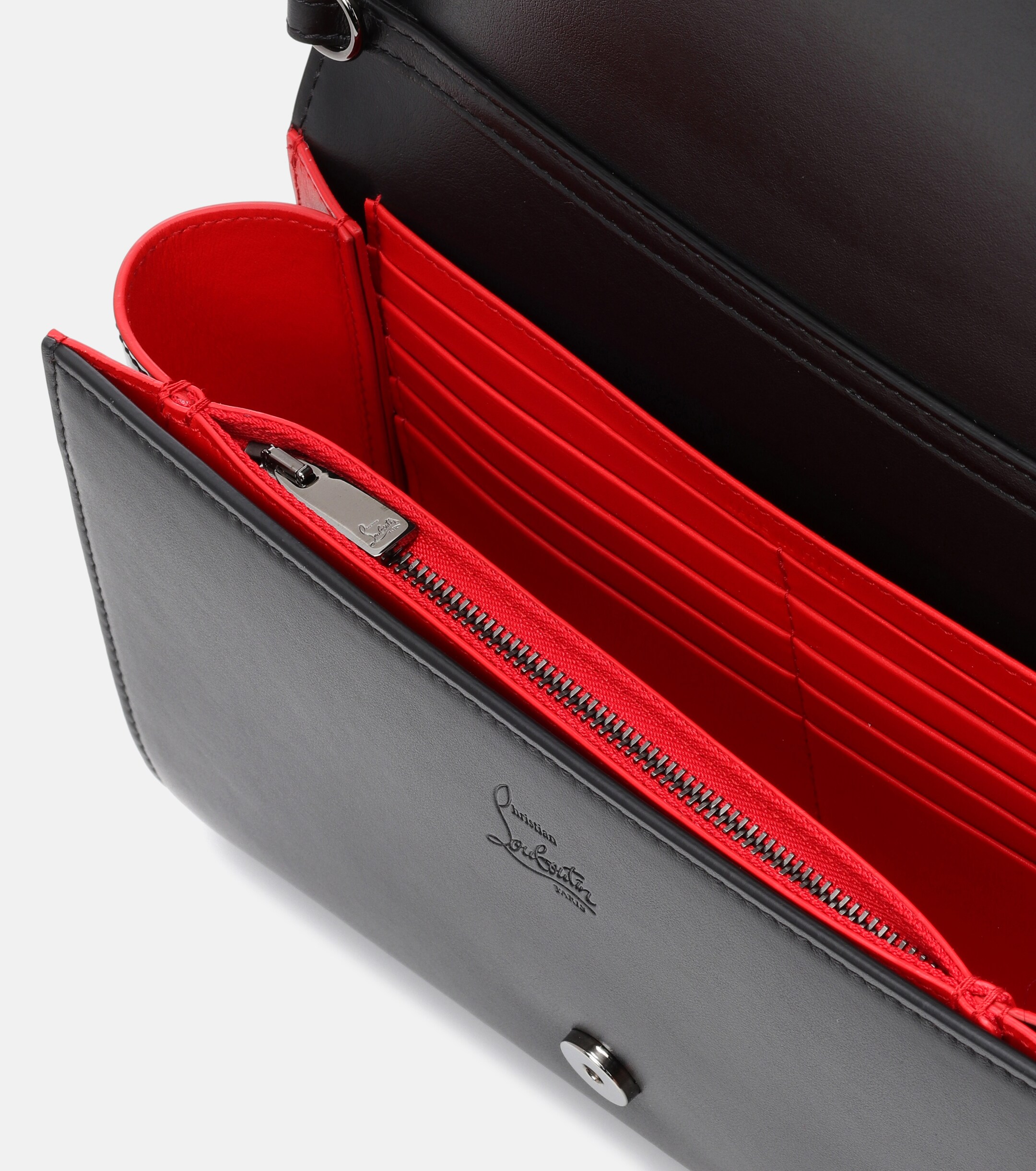 CHRISTIAN LOUBOUTIN Paloma embellished leather clutch