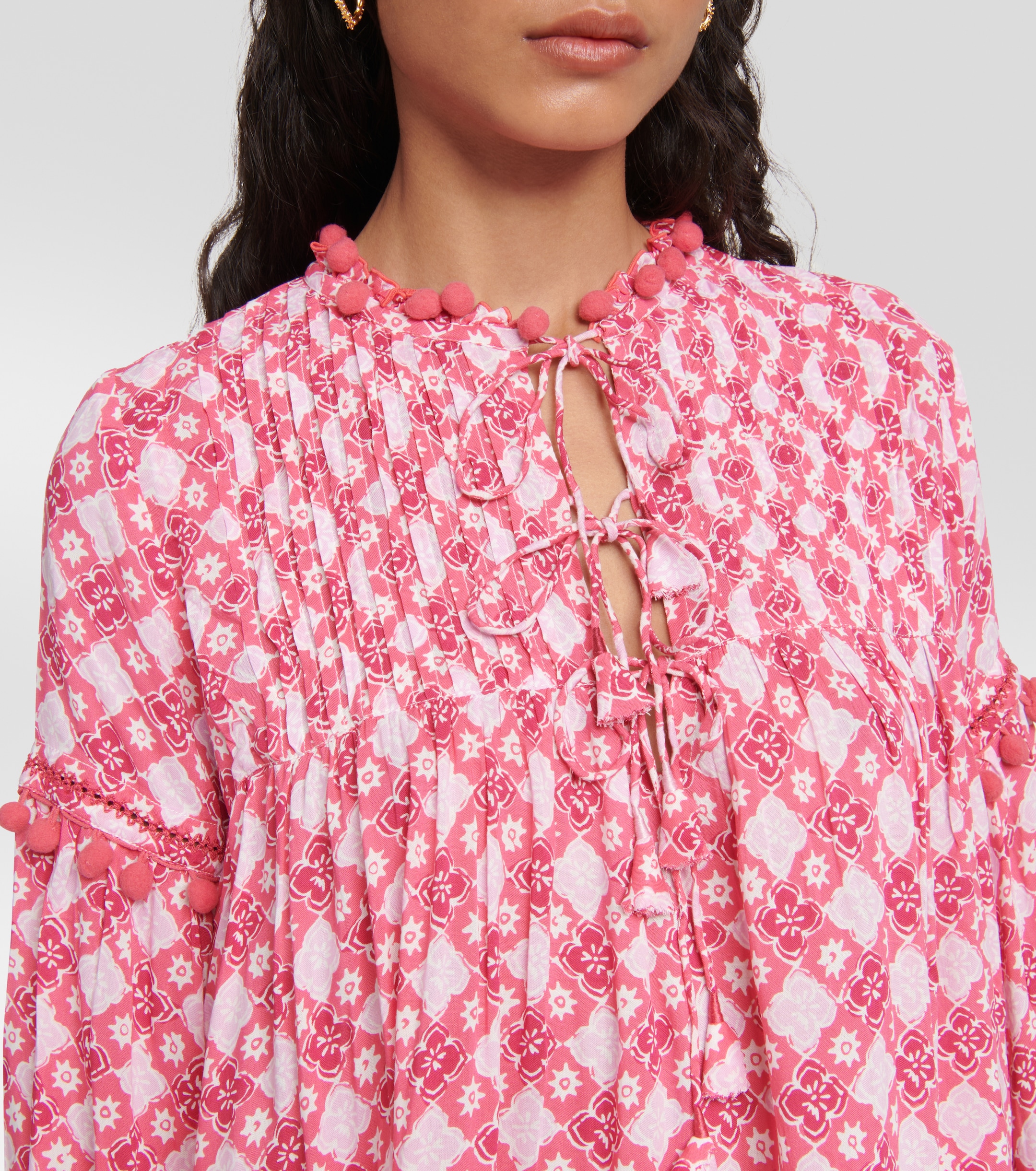 Poupette St Barth Clara printed blouse