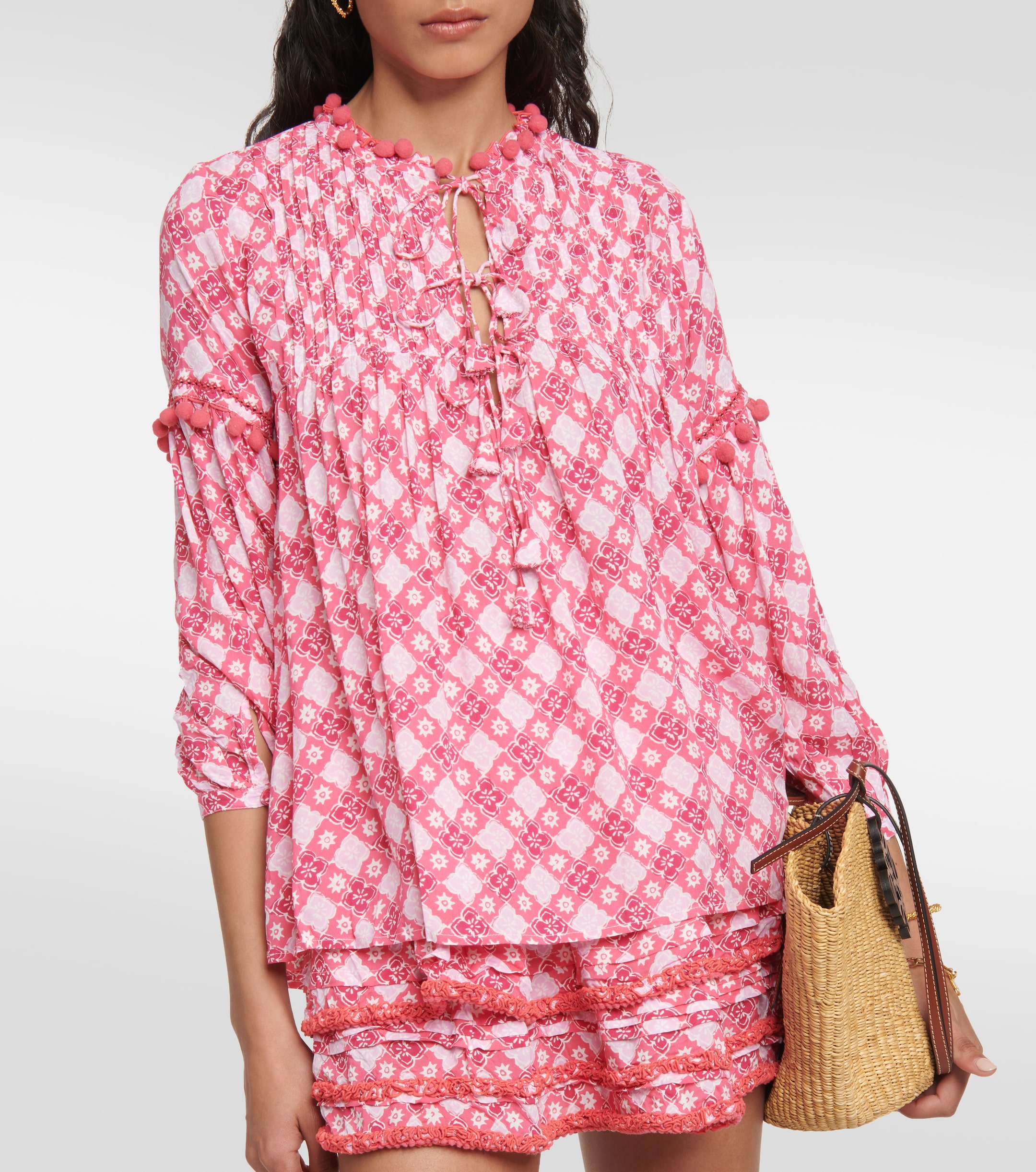 Poupette St Barth Clara printed blouse
