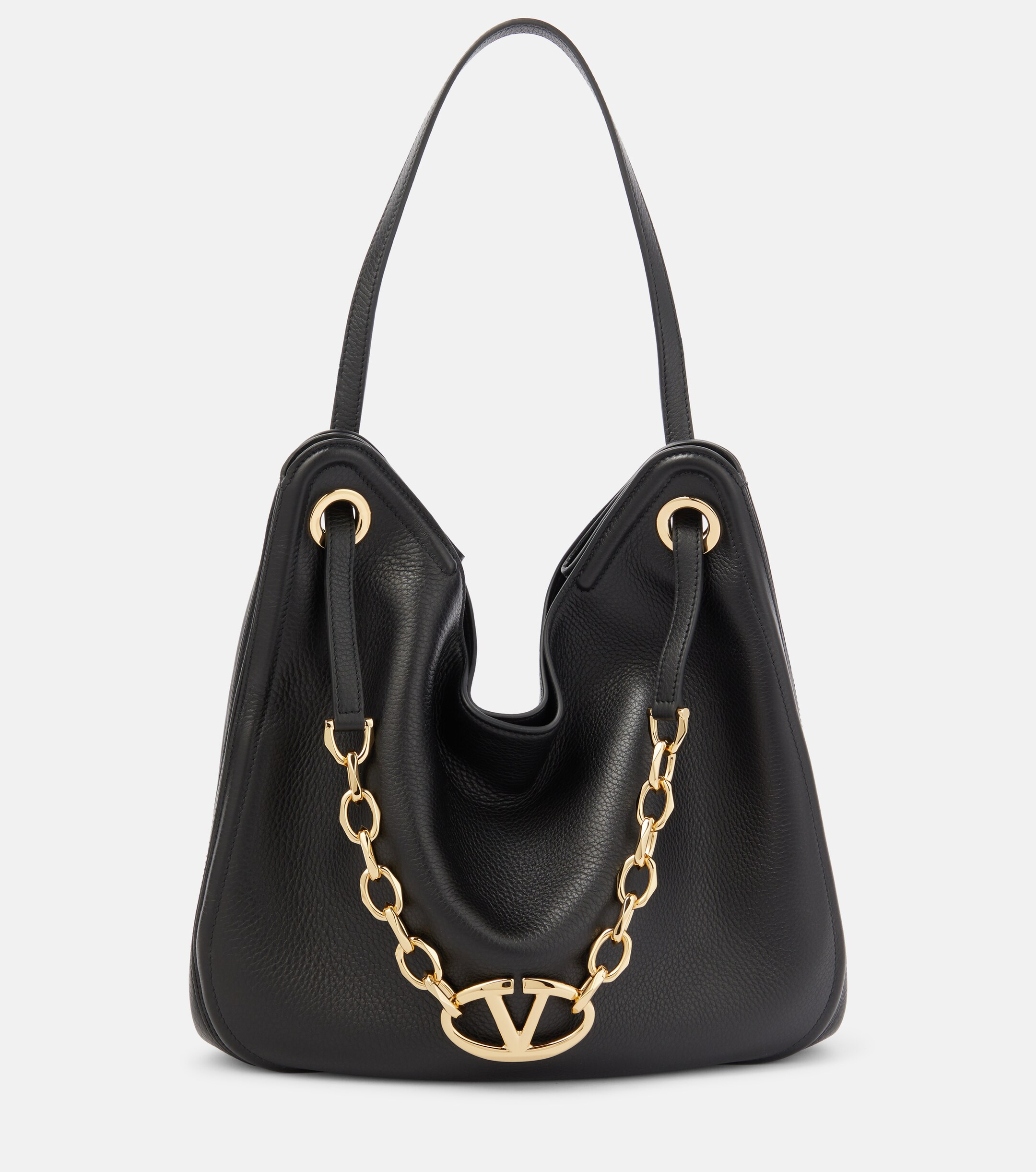 Valentino Garavani VLogo Moon Medium leather tote bag
