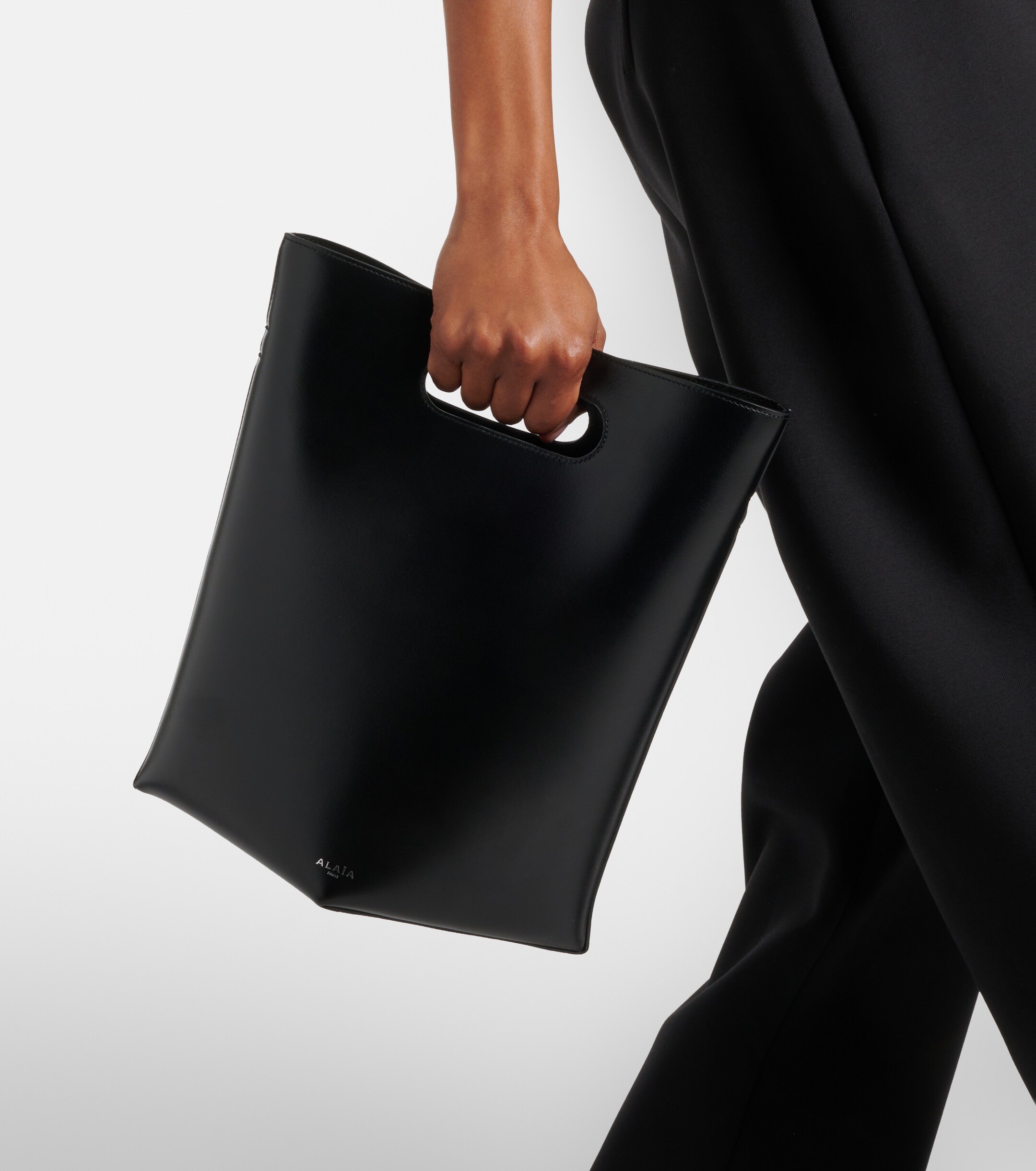 Alaïa Folded leather tote bag