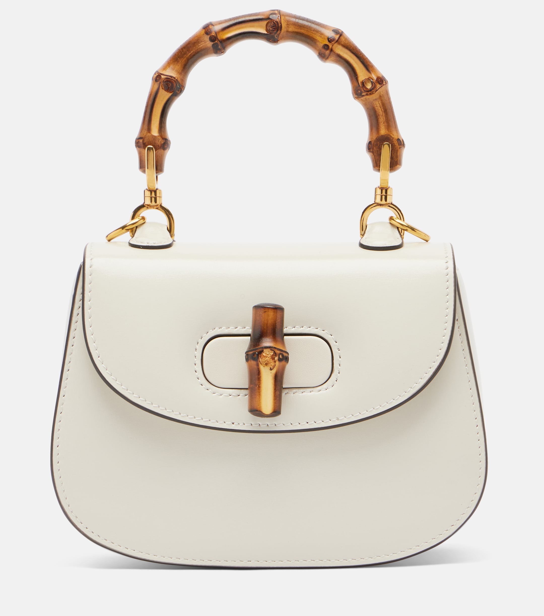 Gucci Gucci Gucci Bamboo 1947 Mini leather top-handle bag