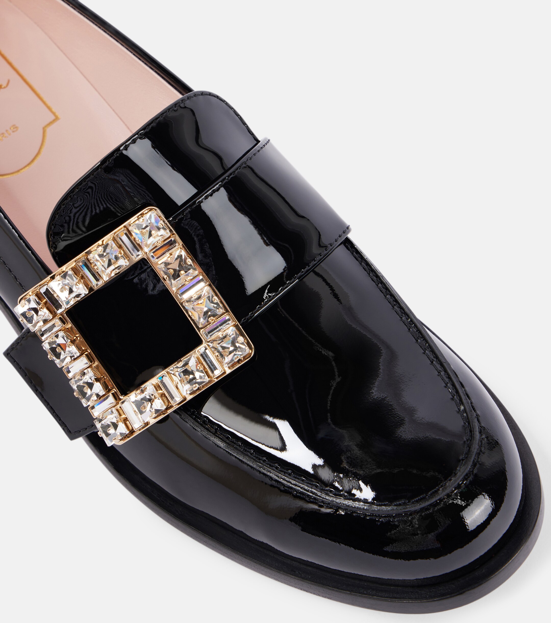 ROGER VIVIER Très Vivier patent leather loafers thumbnail