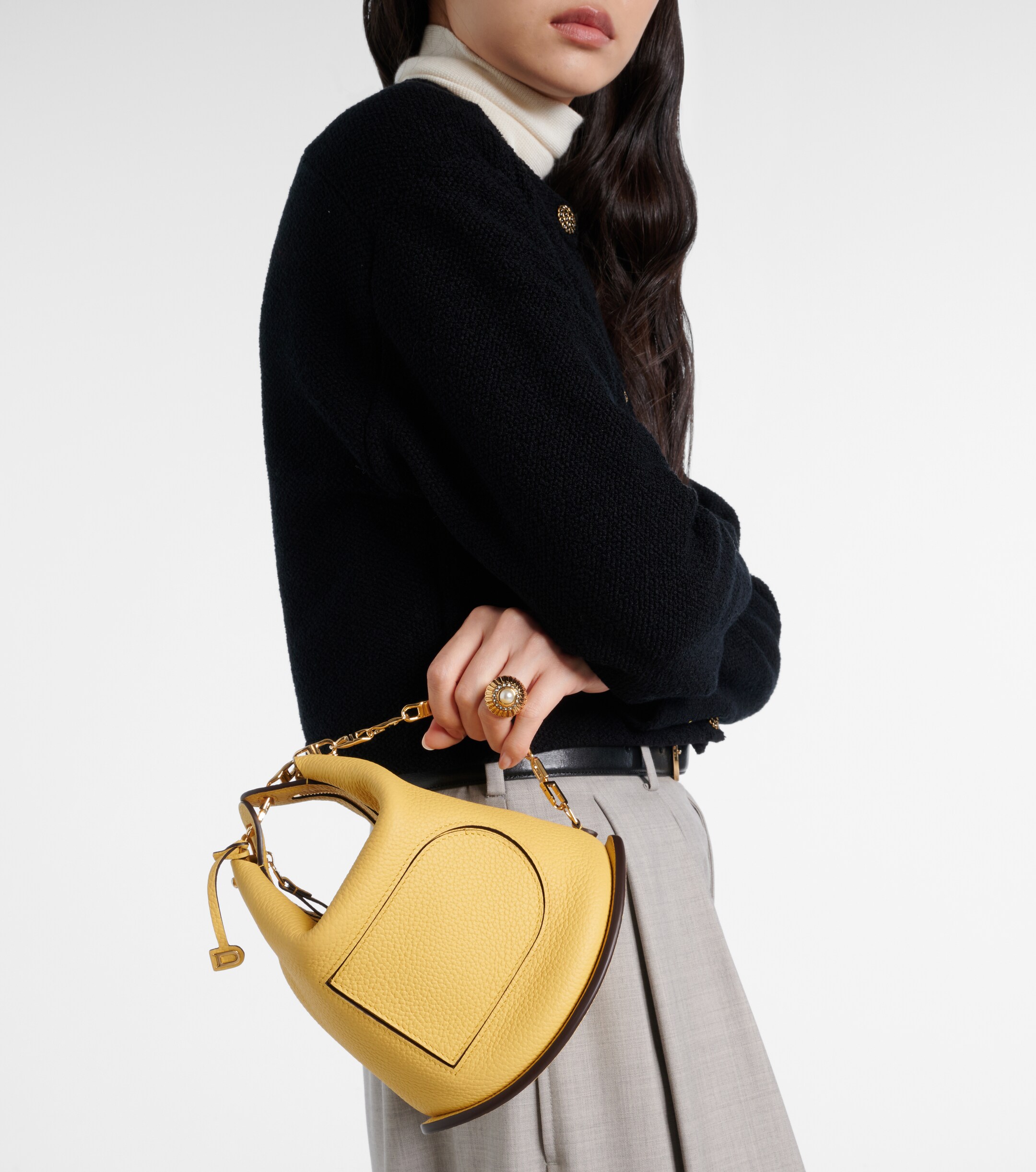 Delvaux Pin Twist leather shoulder bag thumbnail