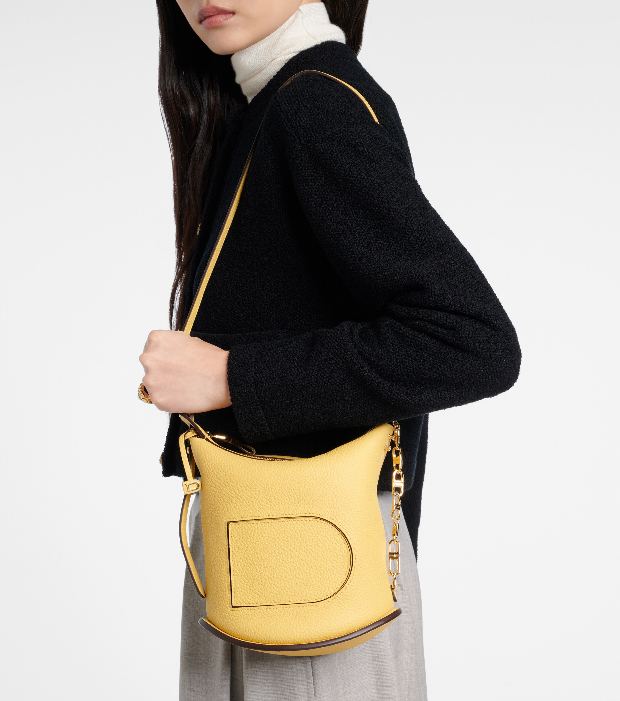 Delvaux Pin Twist leather shoulder bag thumbnail