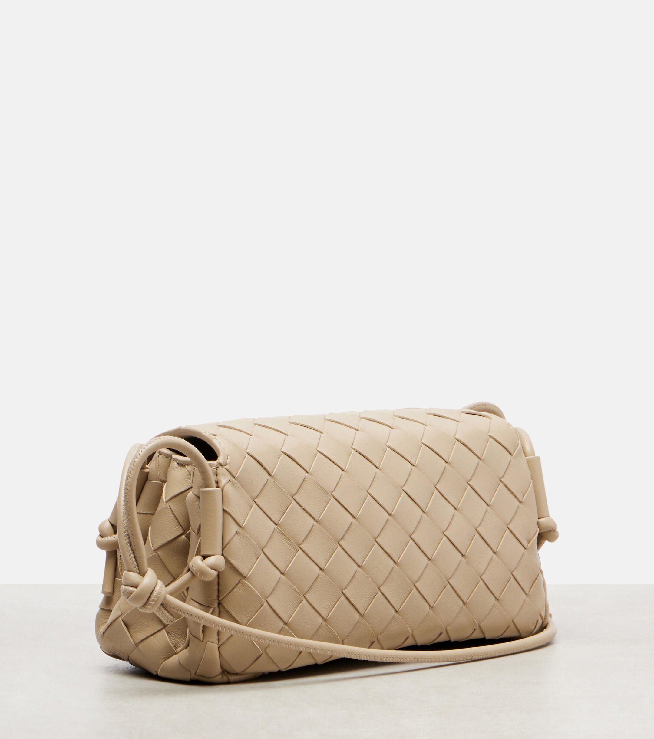 Bottega Veneta Notturno Intrecciato leather crossbody bag