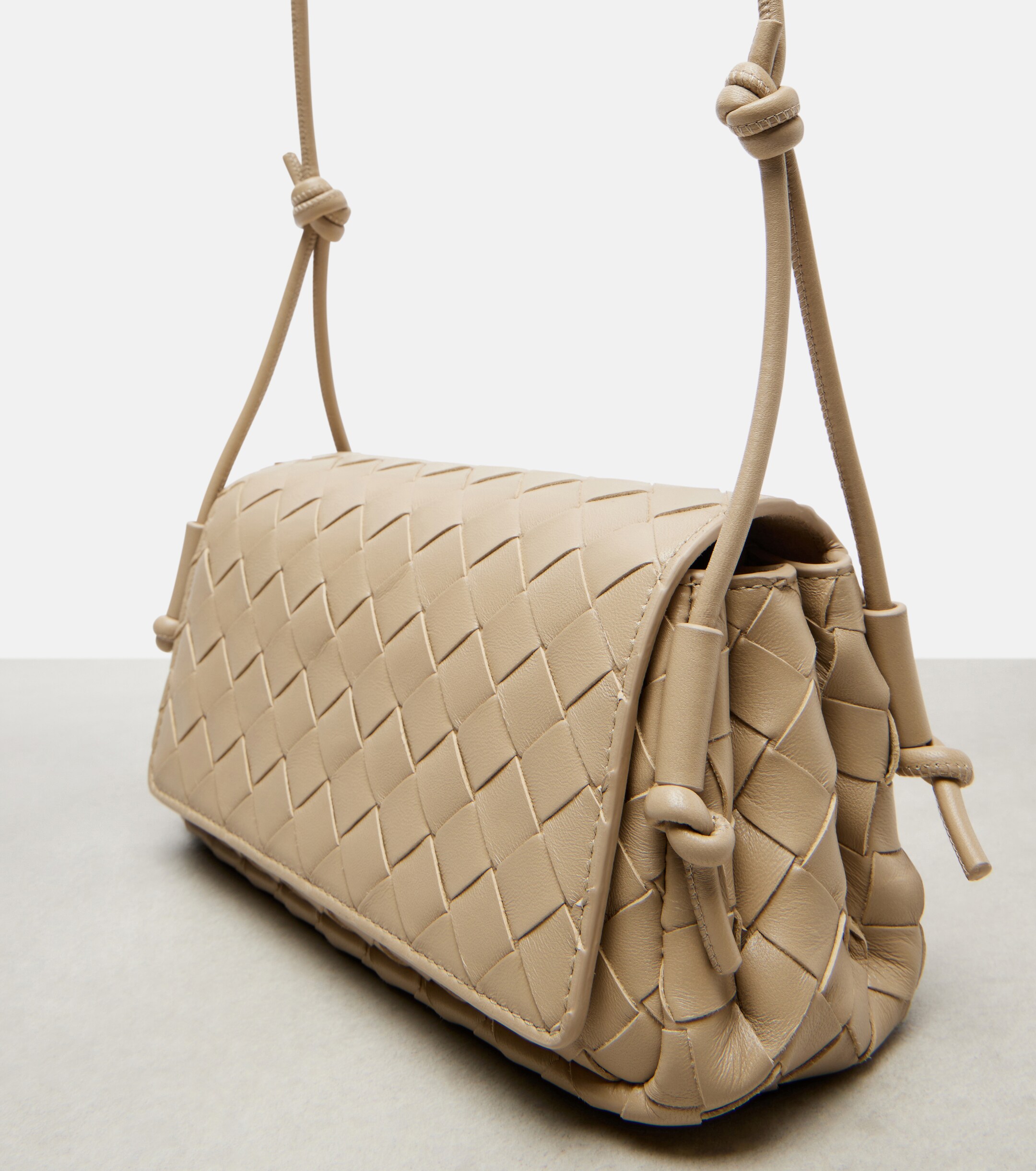 Bottega Veneta Notturno Intrecciato leather crossbody bag
