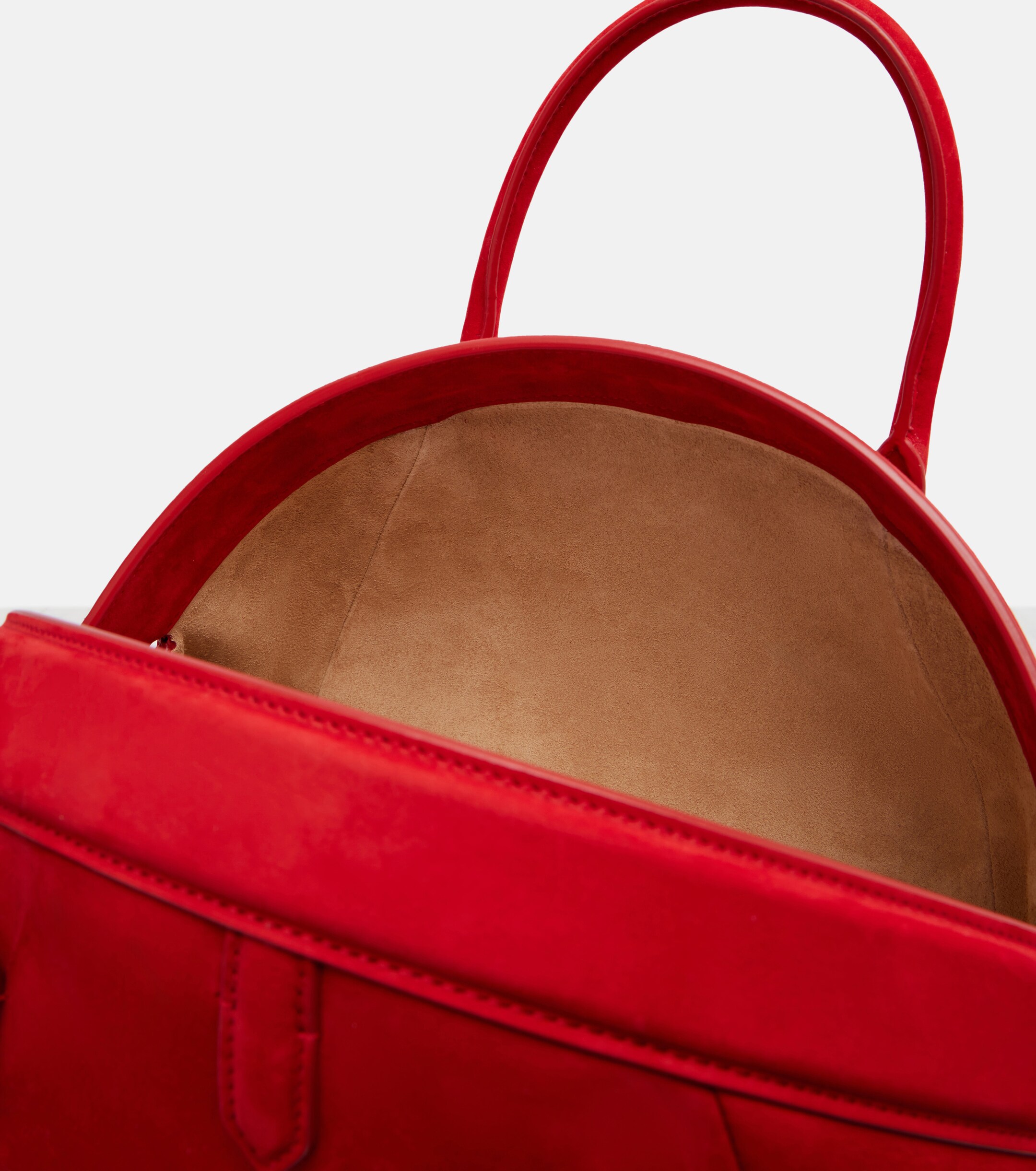 Alaïa Purse Small suede top-handle bag