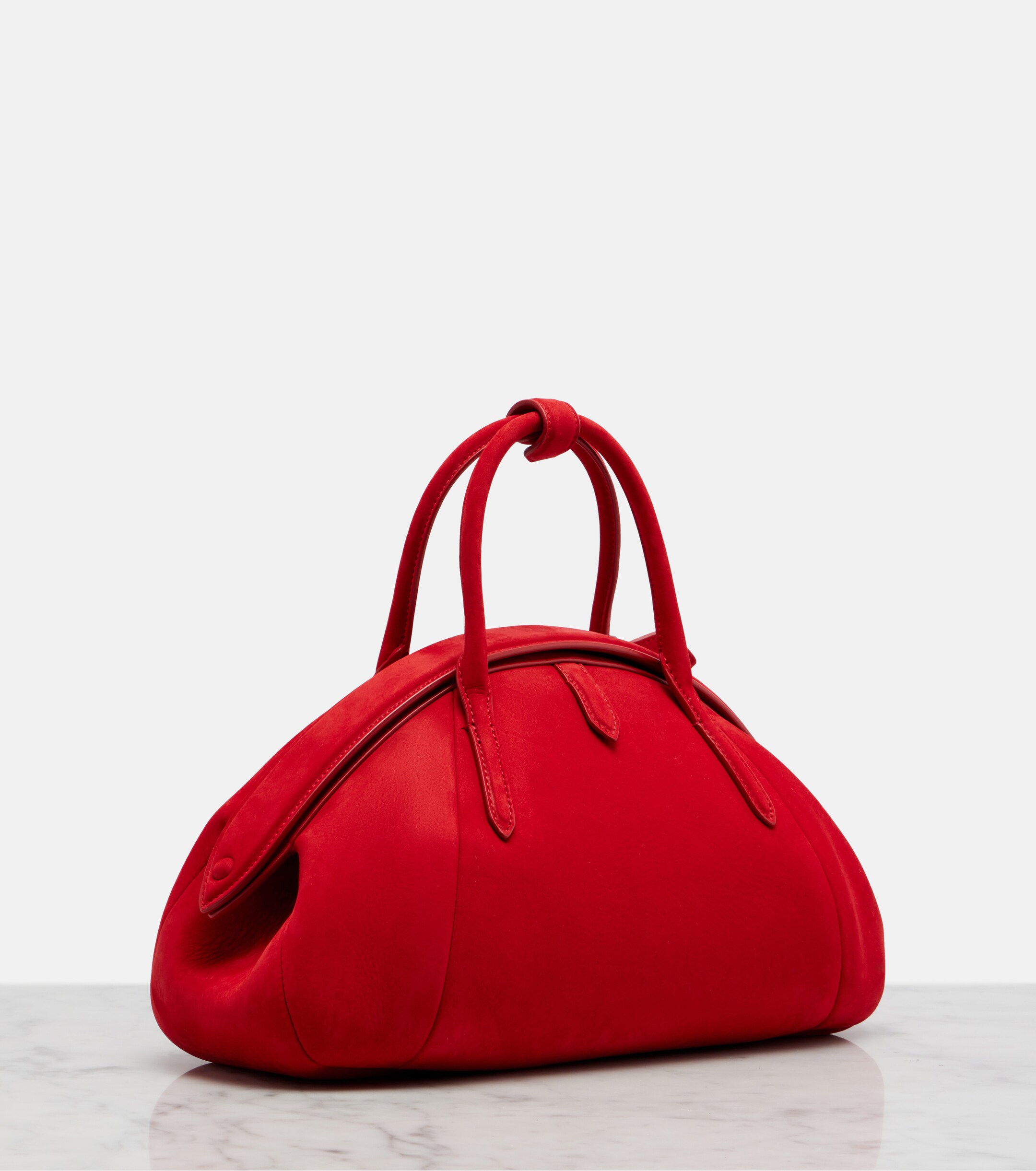 Alaïa Purse Small suede top-handle bag