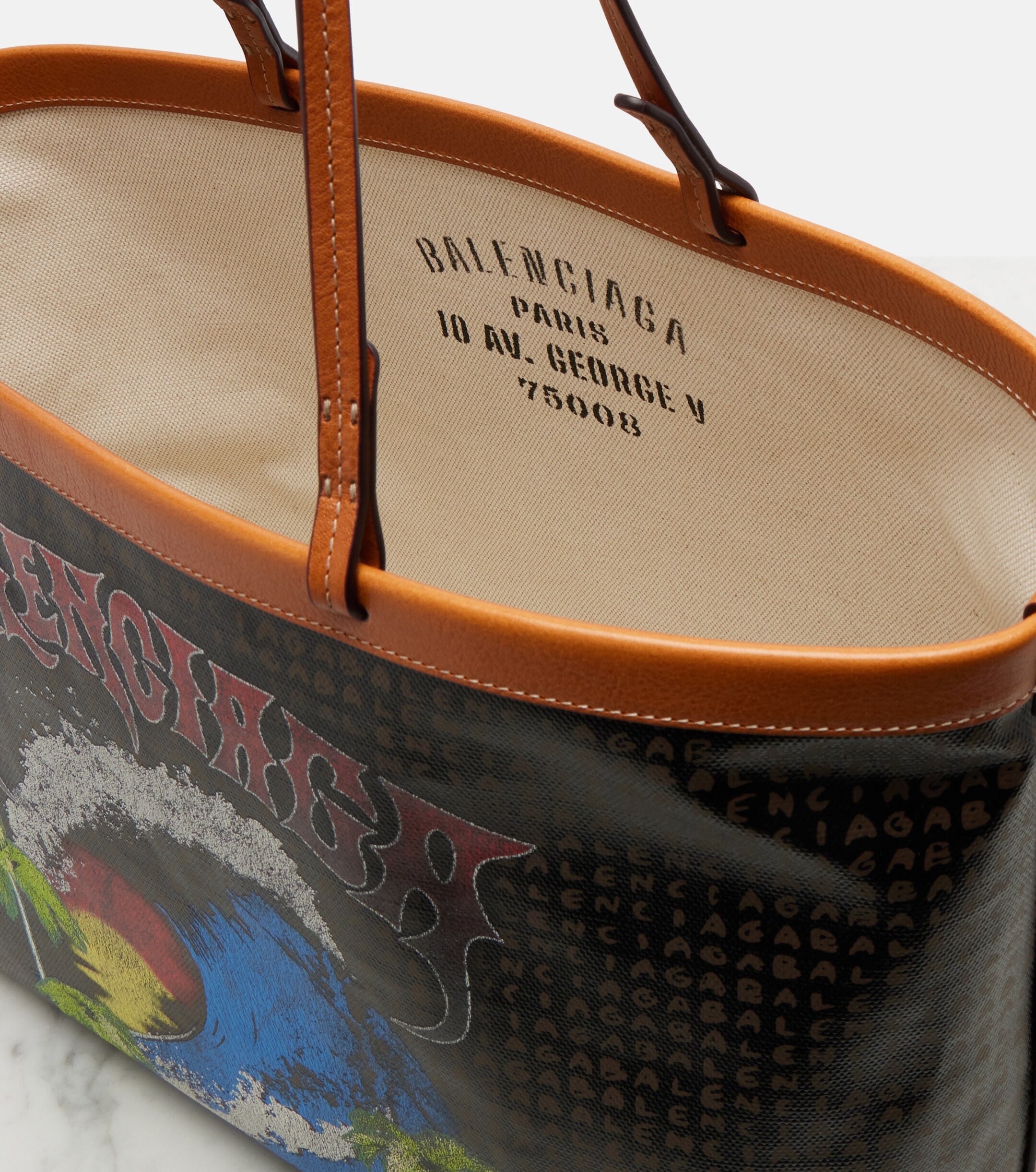 Balenciaga Select Medium canvas tote bag