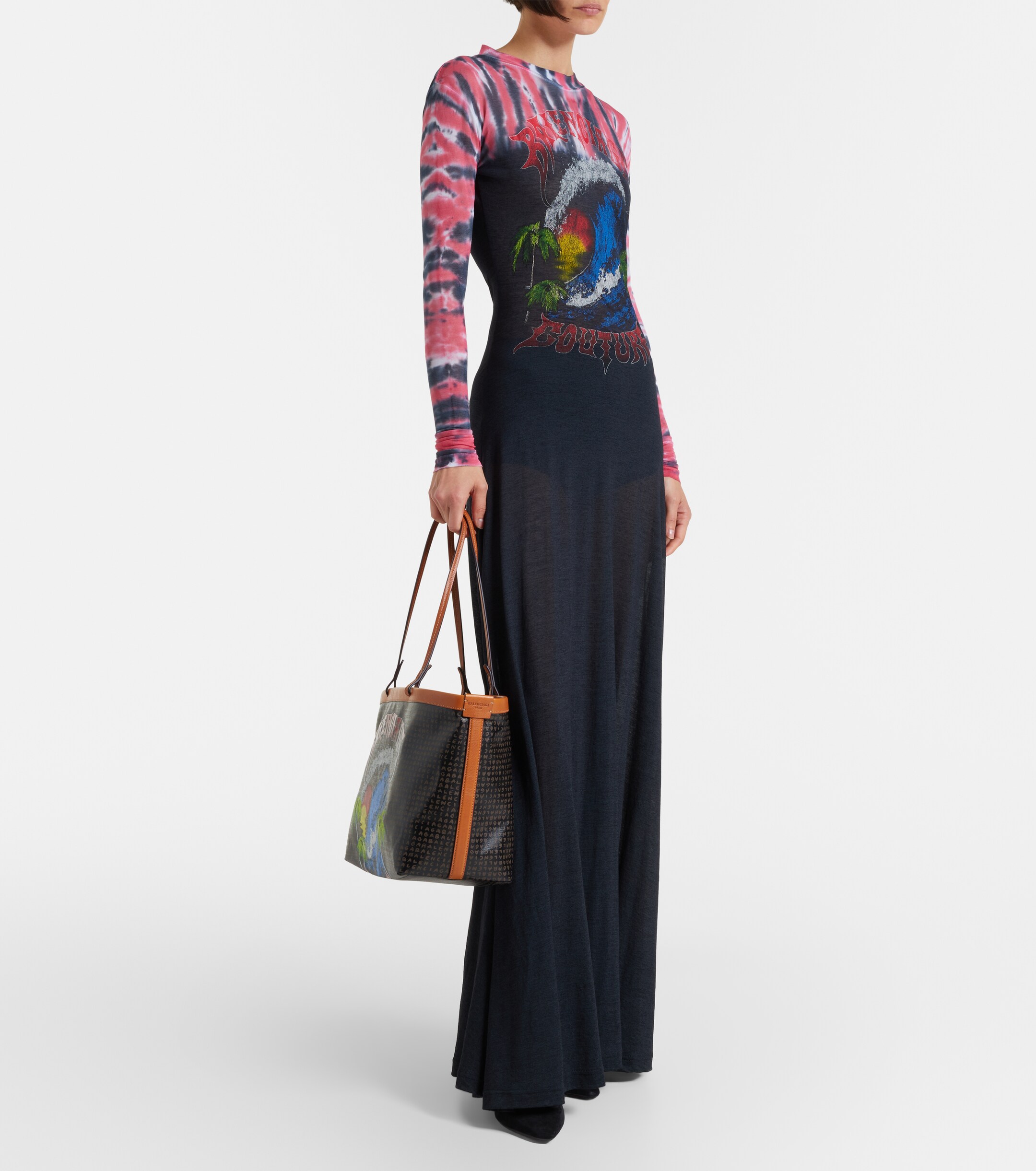 Balenciaga Select Medium canvas tote bag