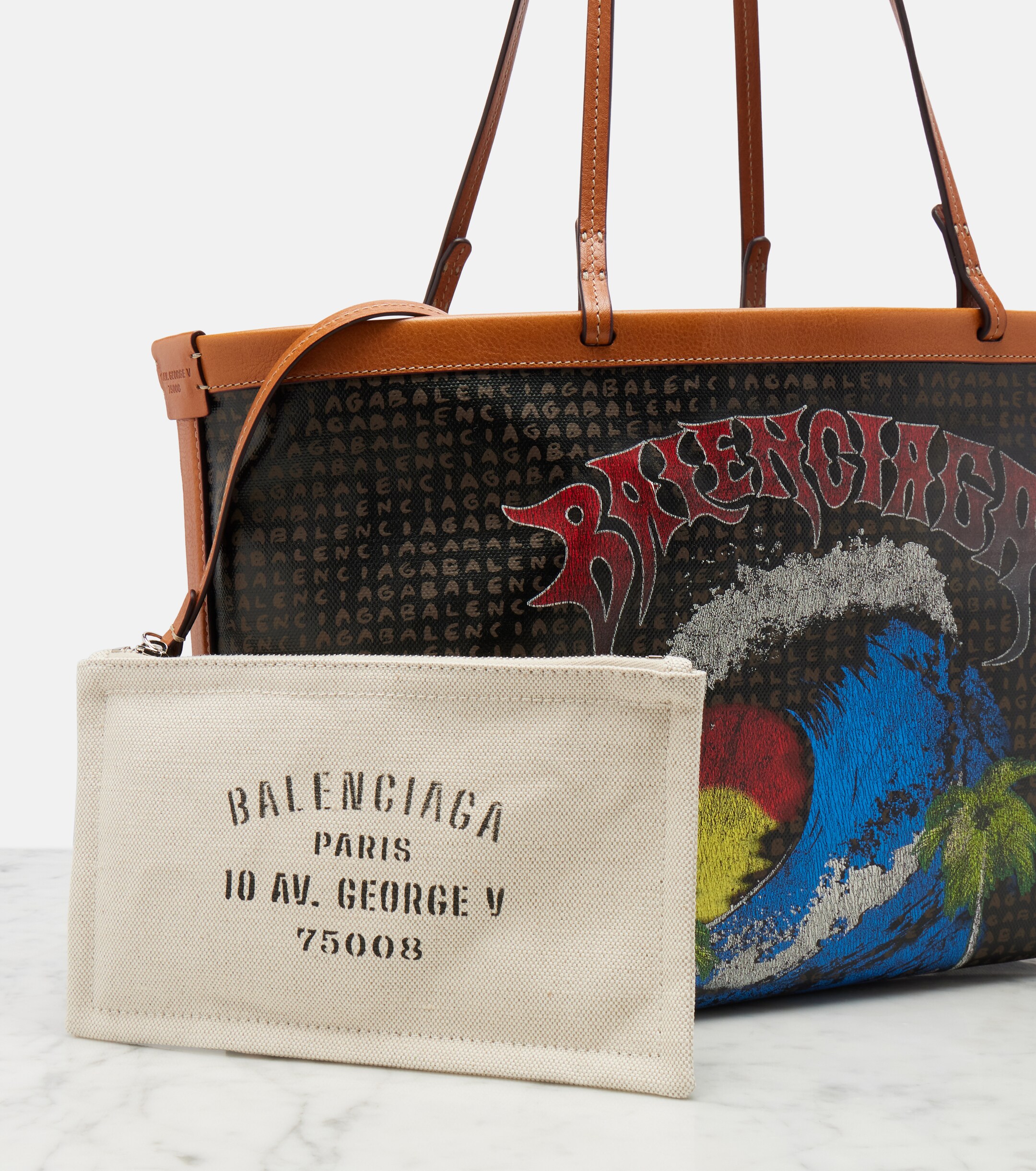 Balenciaga Select Medium canvas tote bag