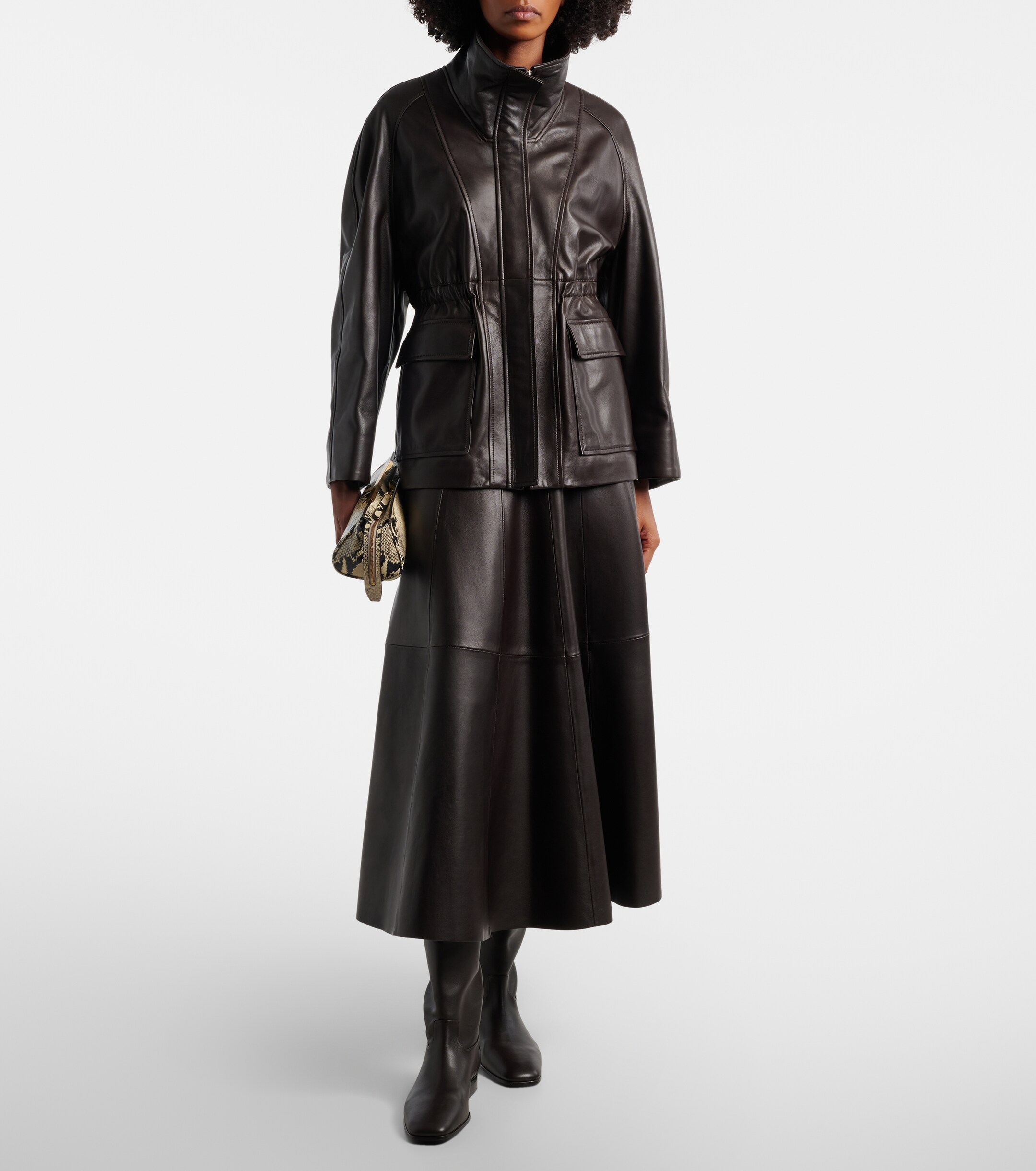 Herbert Levine Herbert Levine Rein It In leather knee-high boots