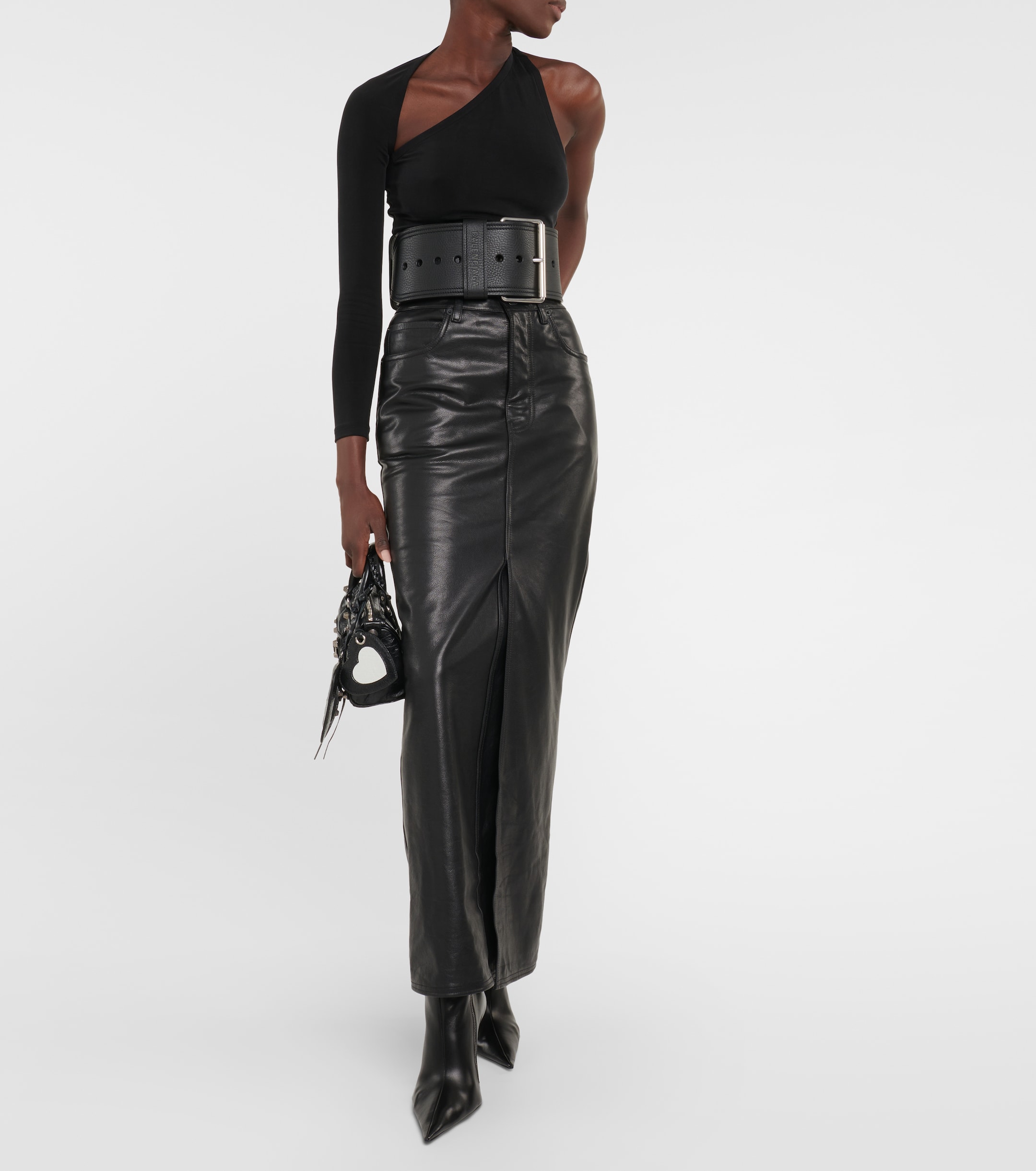 Balenciaga Witch 110 leather ankle boots