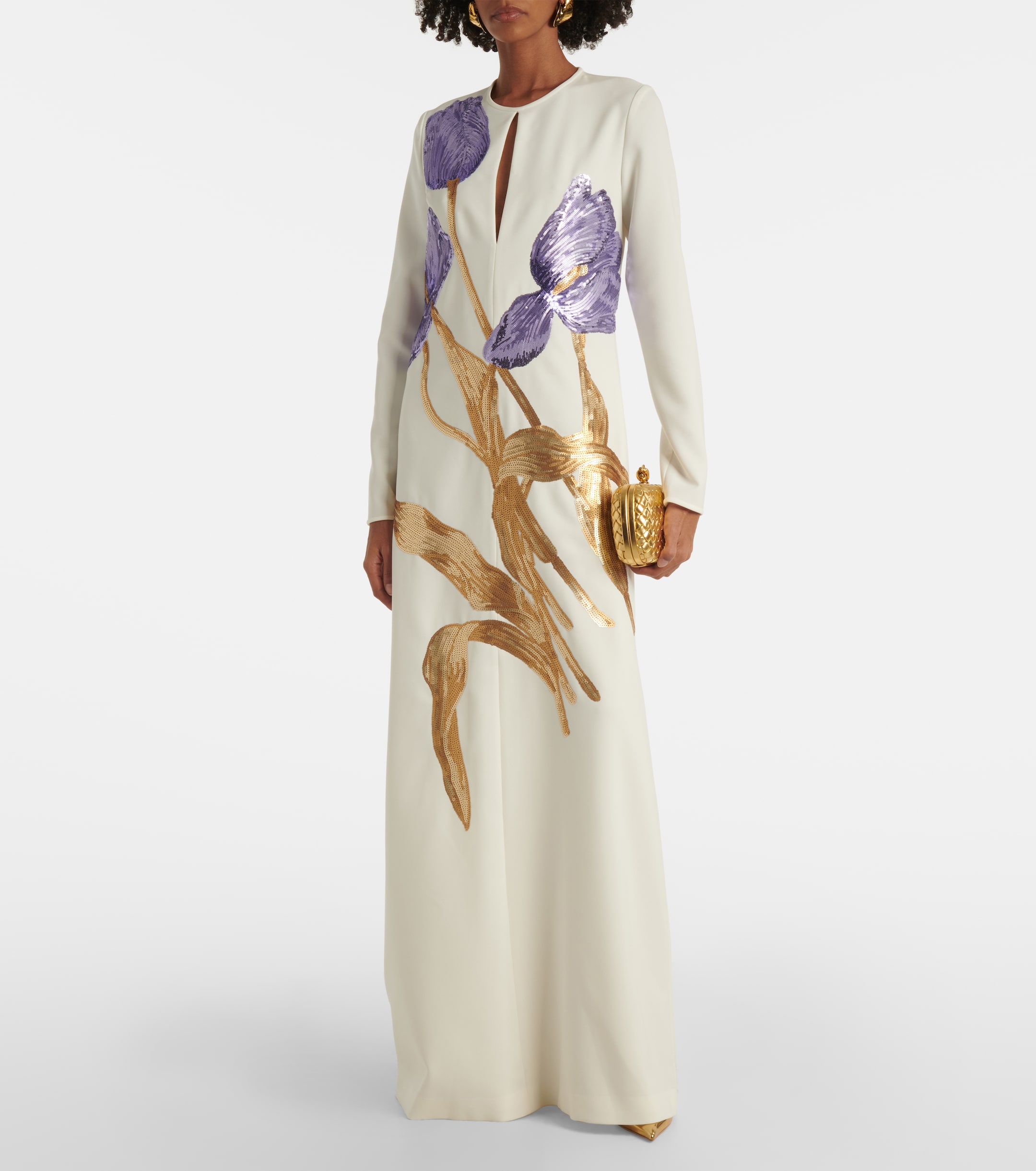 Costarellos - Malvina sequined crpe gown | Plush