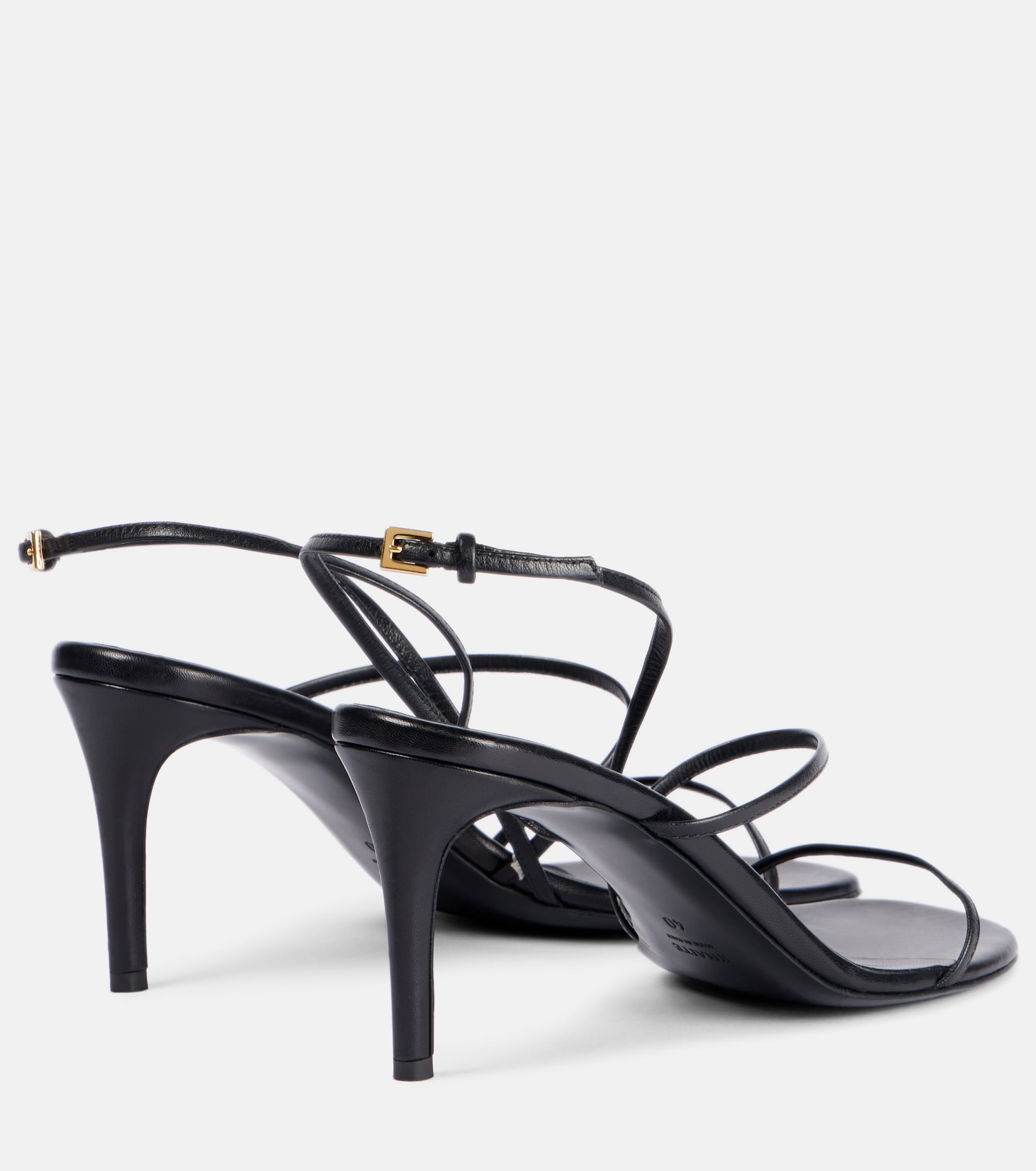 KHAITE Loop 75 leather sandals