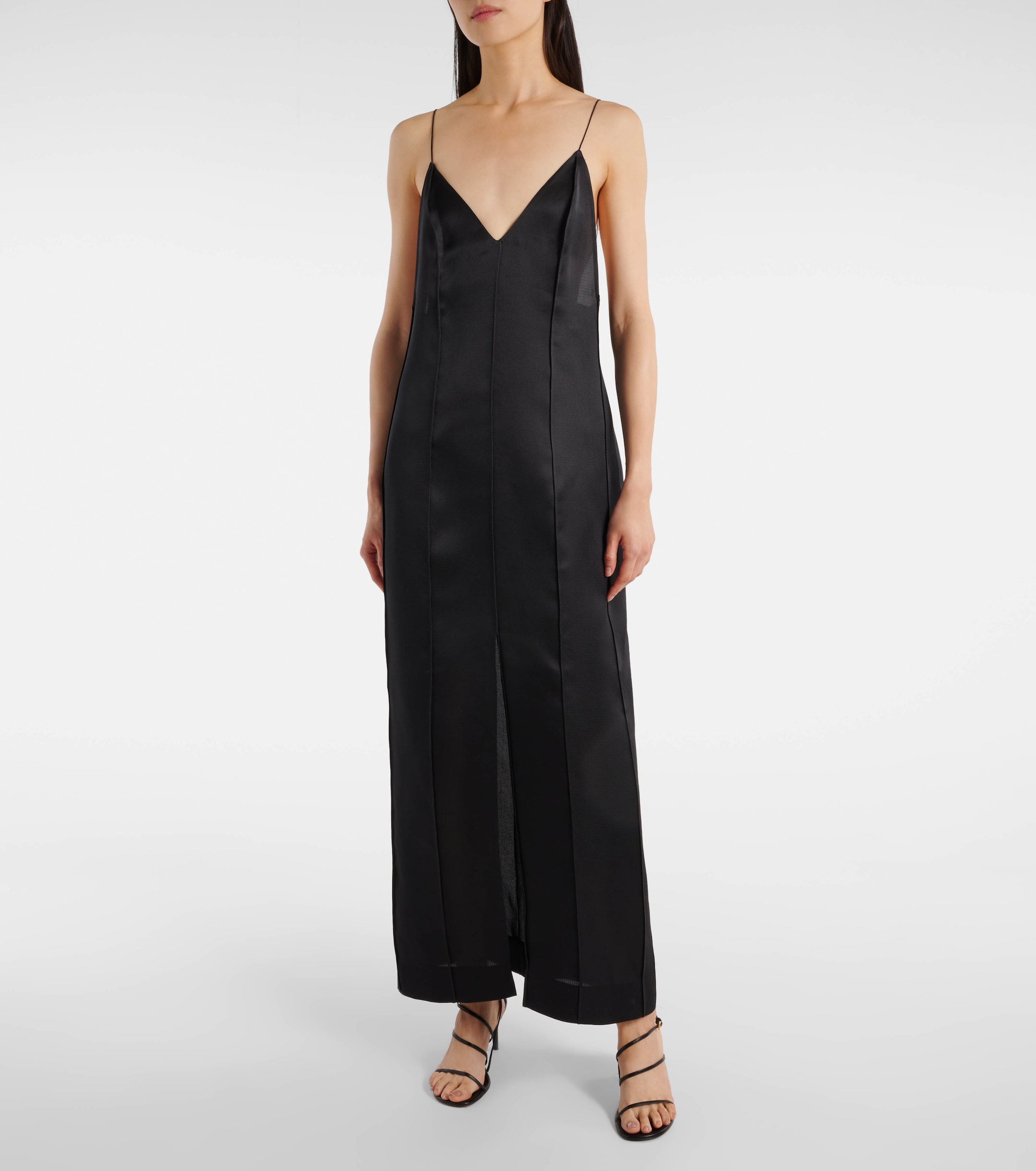 KHAITE Loop 75 leather sandals