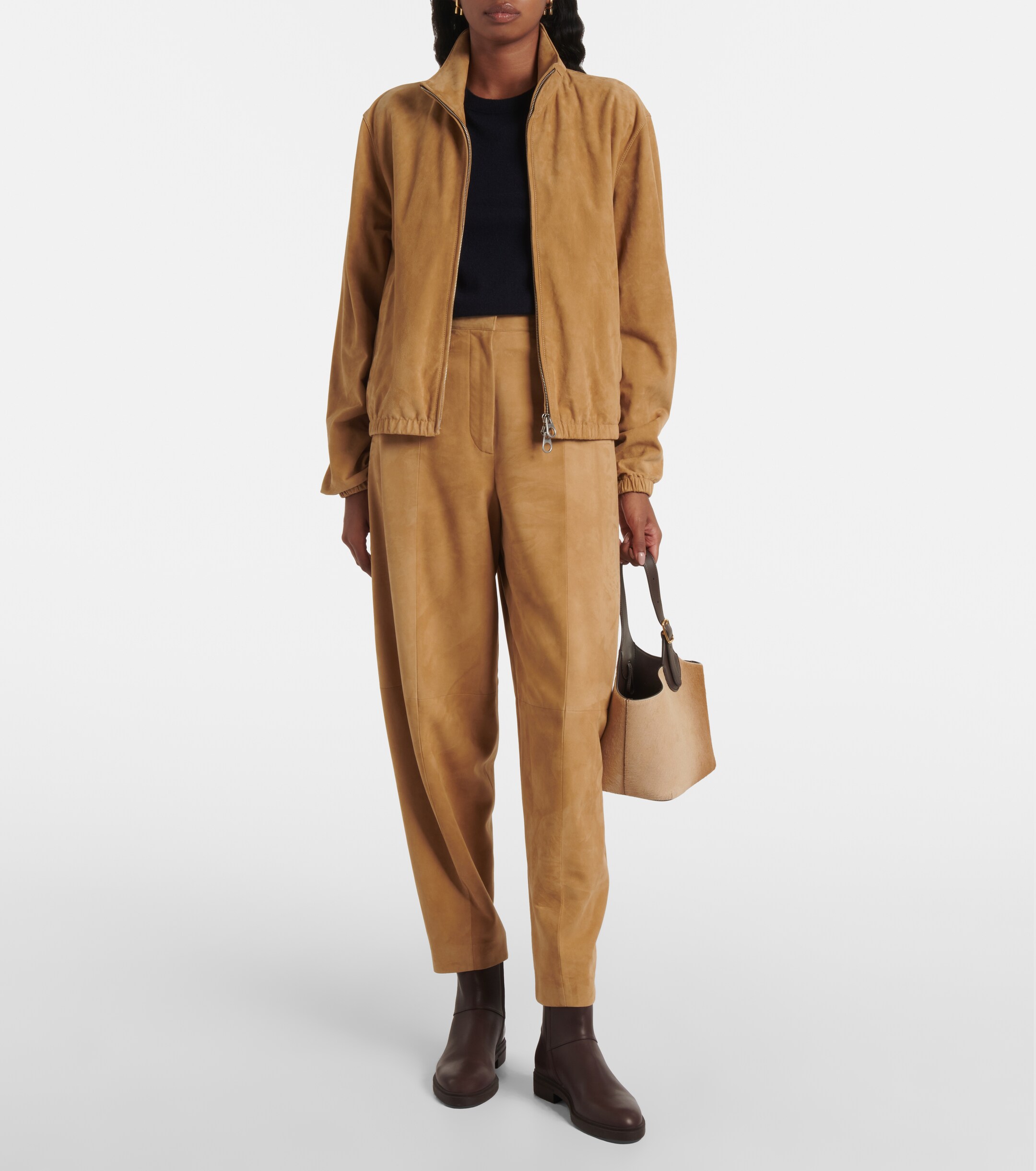 Loro Piana Bobbin calf hair bucket bag