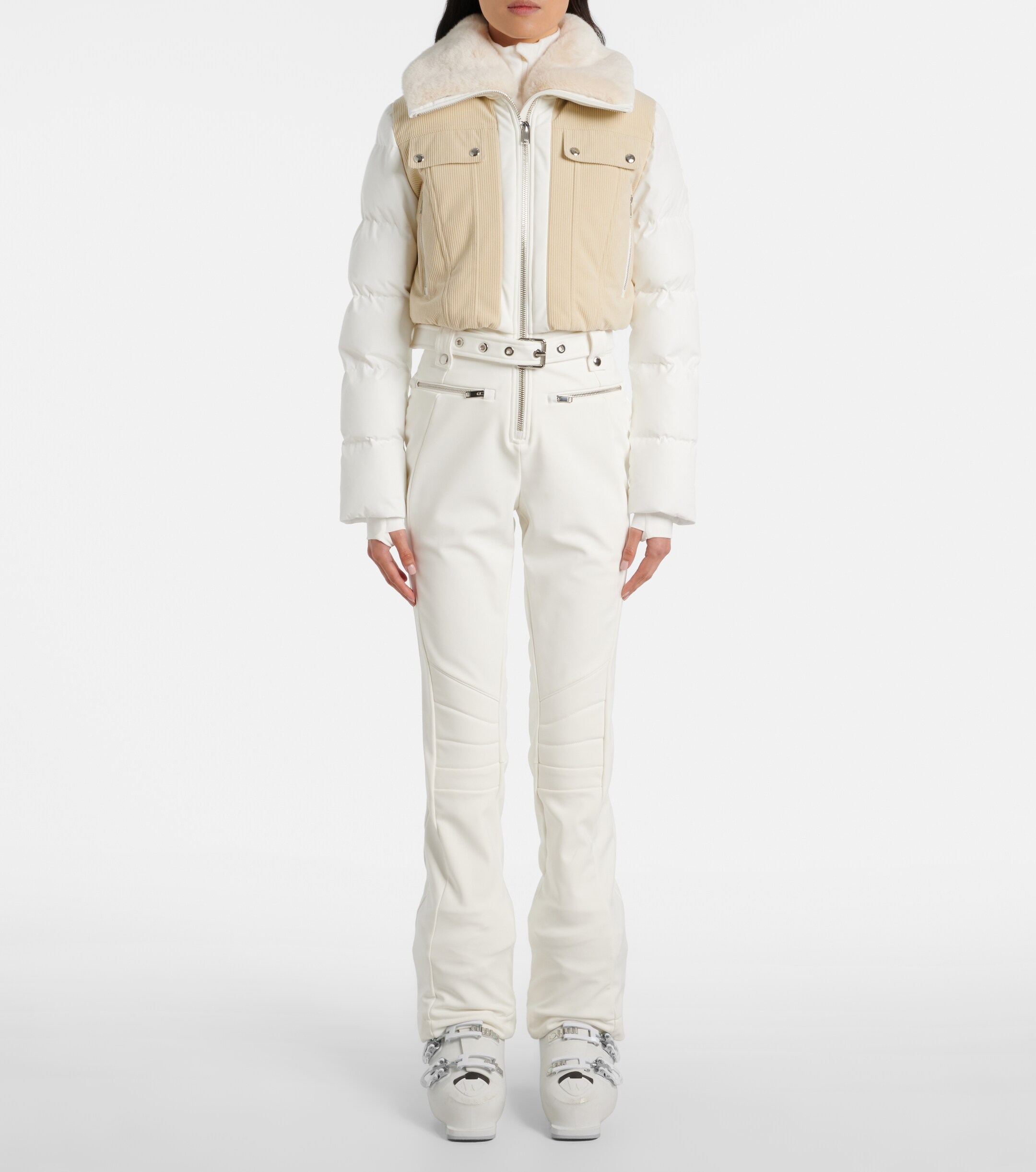 FUSALP Fusalp Karei corduroy-trimmed ski suit