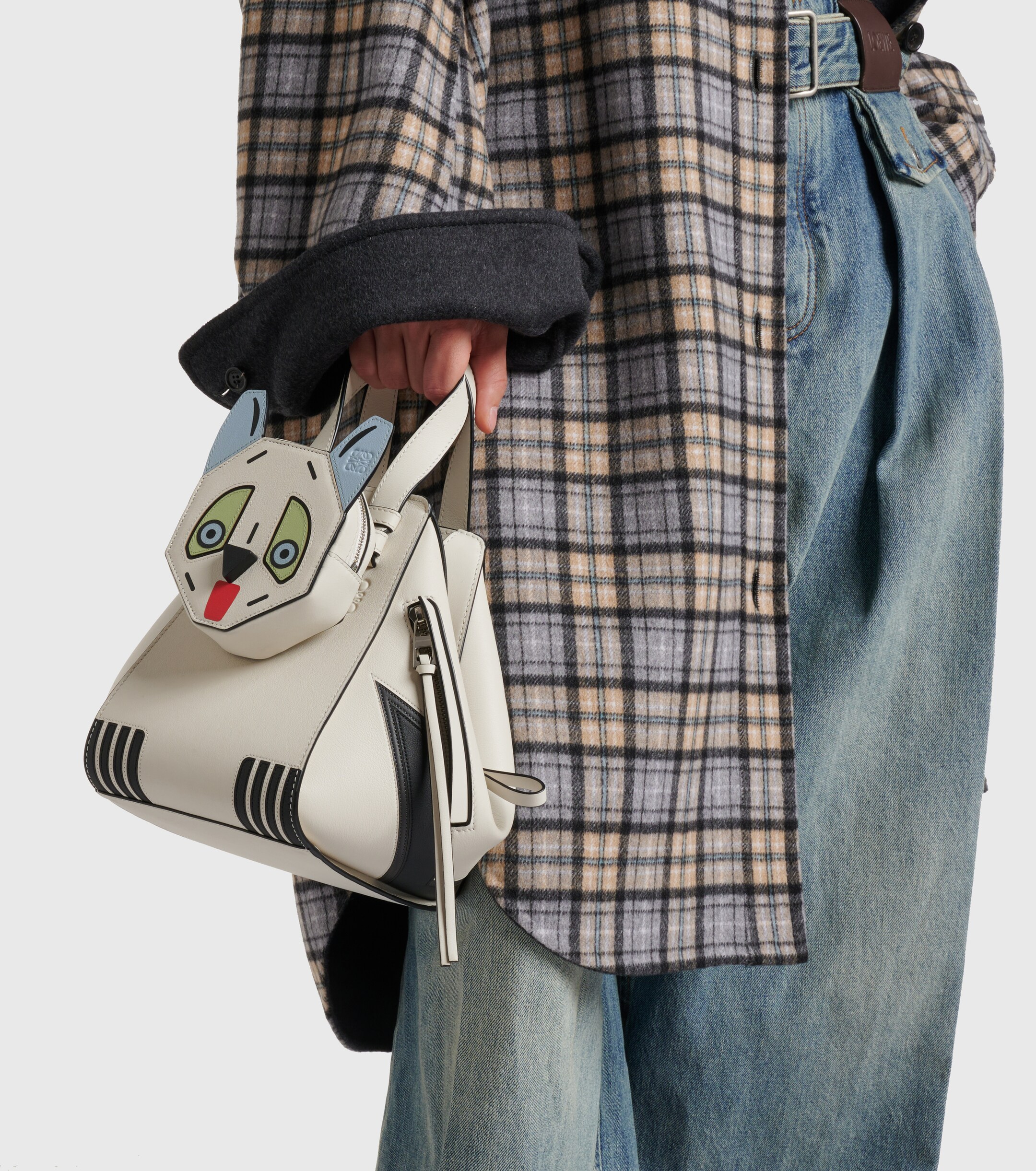 Loewe x Louis Wain Futurist Cat Hammock top-handle bag