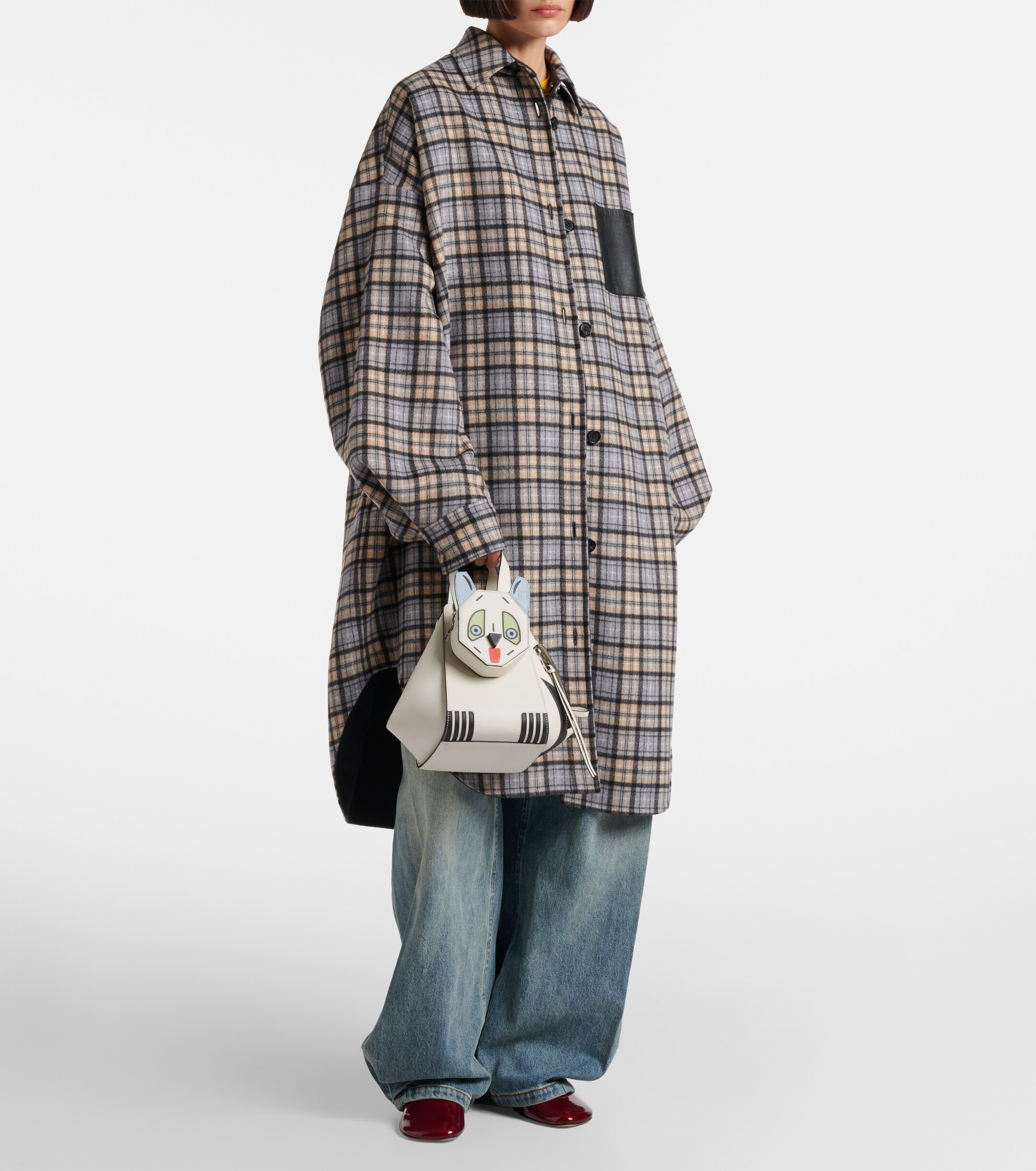 Loewe x Louis Wain Futurist Cat Hammock top-handle bag