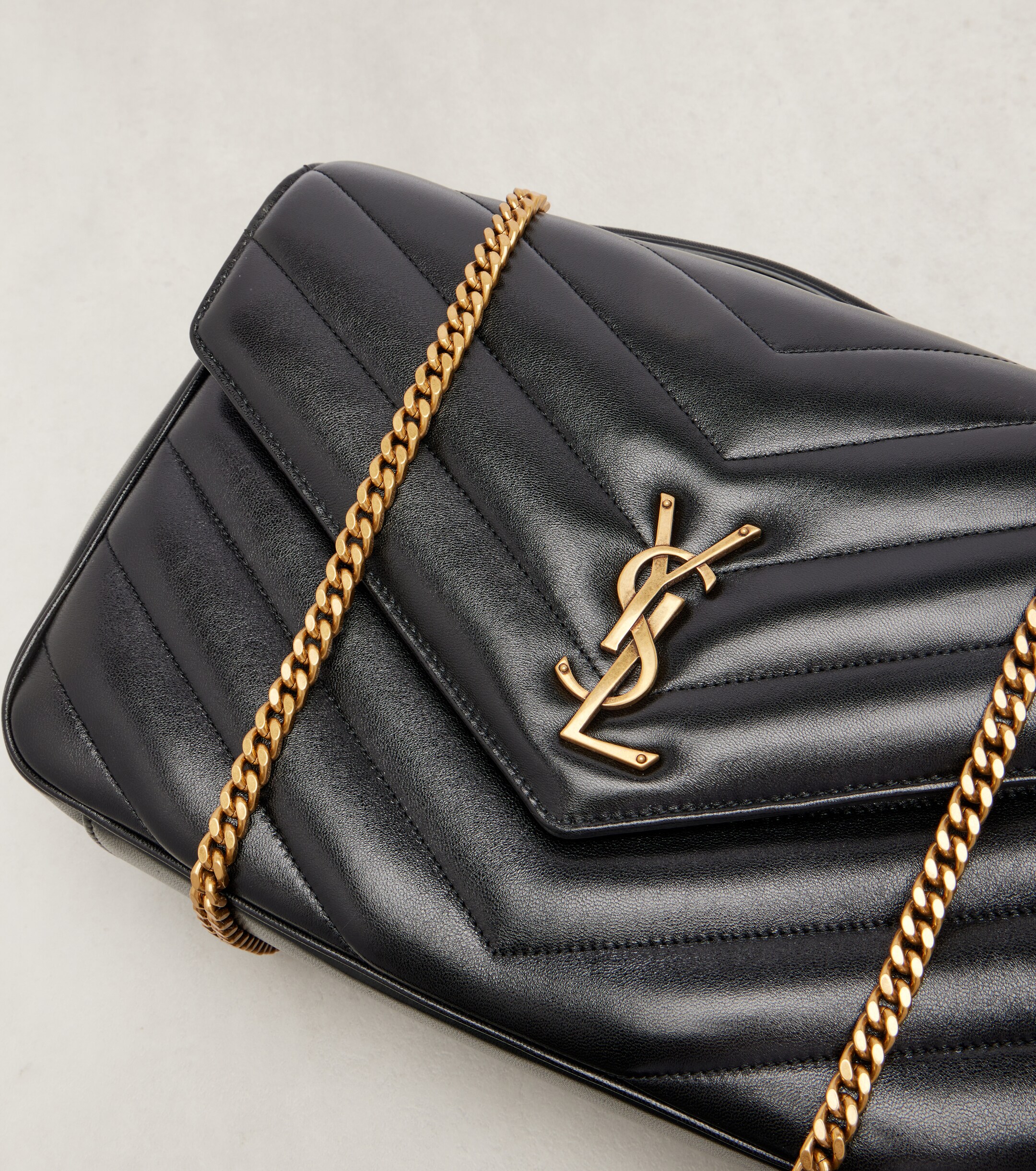 Saint Laurent Loulou Large leather shoulder bag