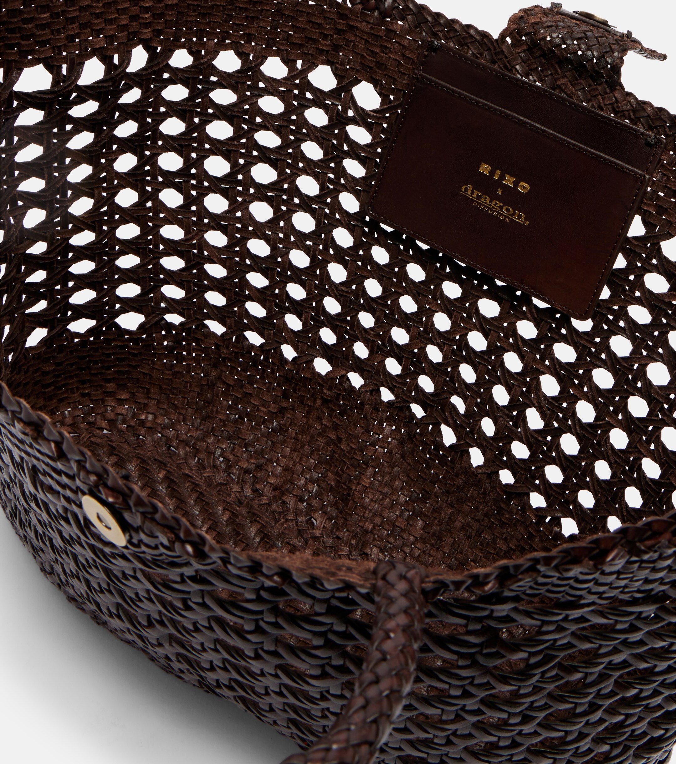 RIXO x Dragon Diffusion Lucine leather tote bag
