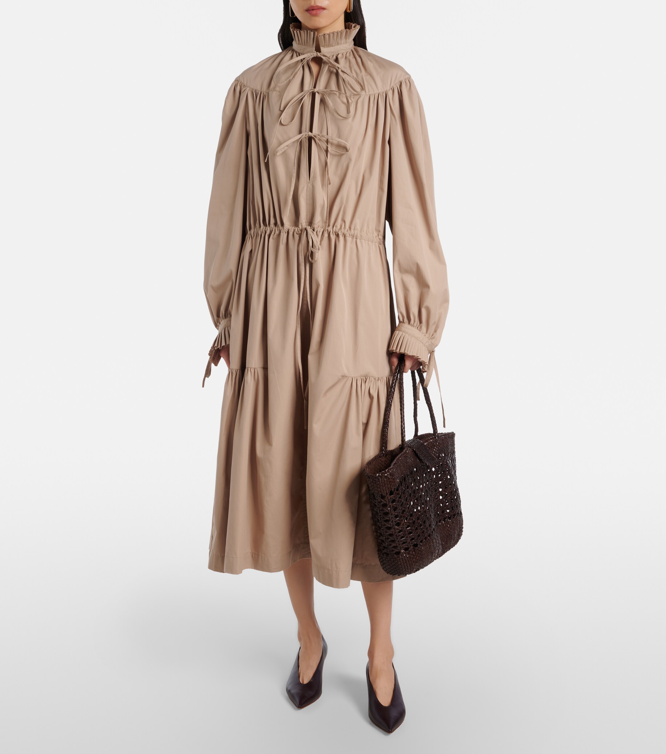 RIXO x Dragon Diffusion Lucine leather tote bag