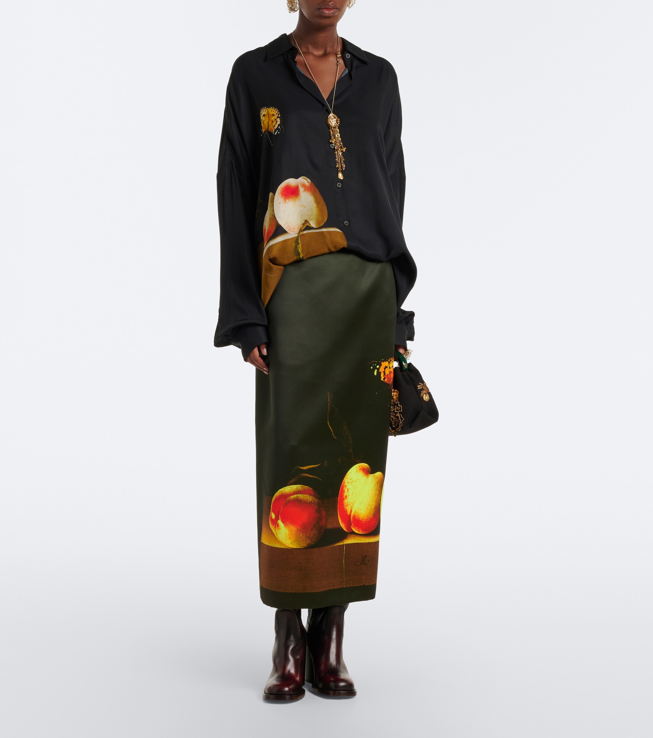 Dries Van Noten Dries Van Noten Small embellished top-handle bag