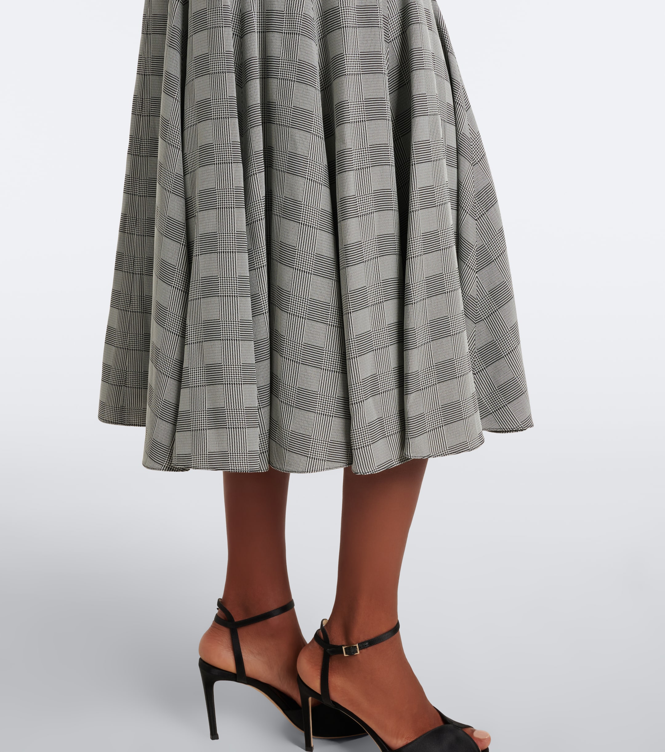 Emilia Wickstead Emilia Wickstead Thea Prince of Wales check midi dress