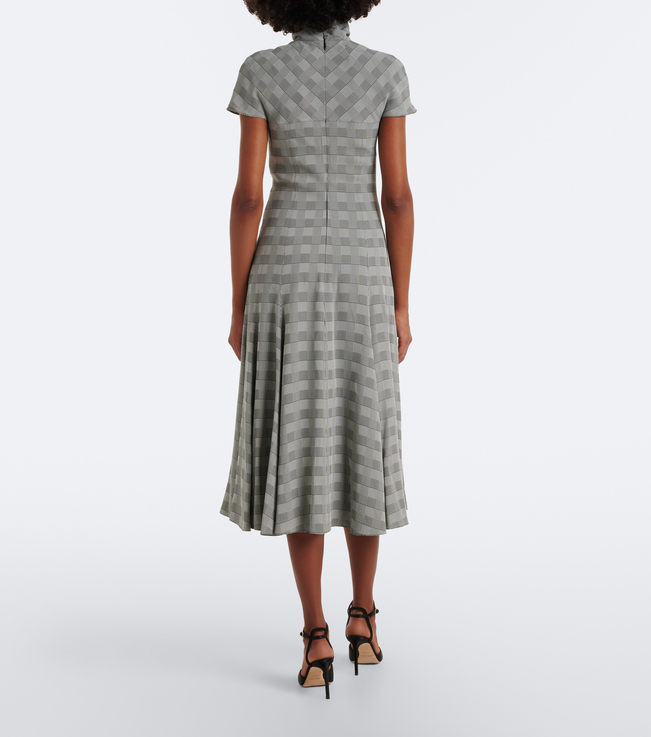 Emilia Wickstead Emilia Wickstead Thea Prince of Wales check midi dress