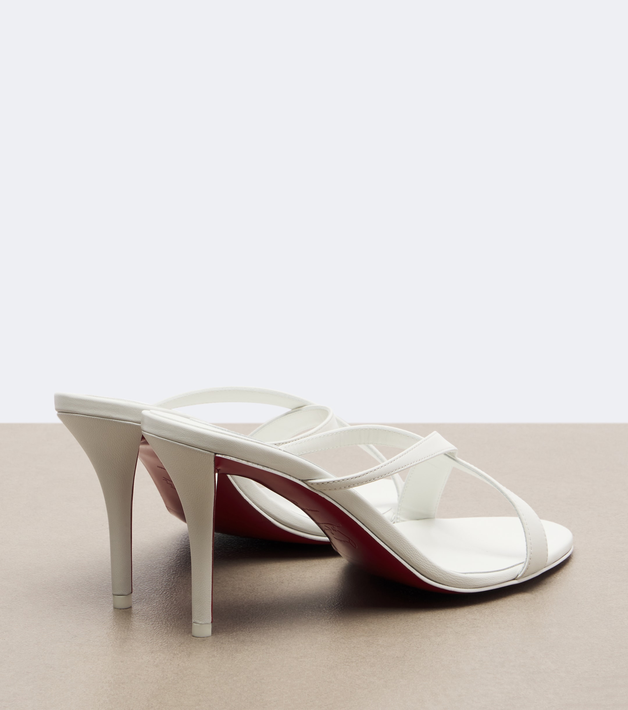 CHRISTIAN LOUBOUTIN Christian Louboutin Mulazee Cross leather sandals