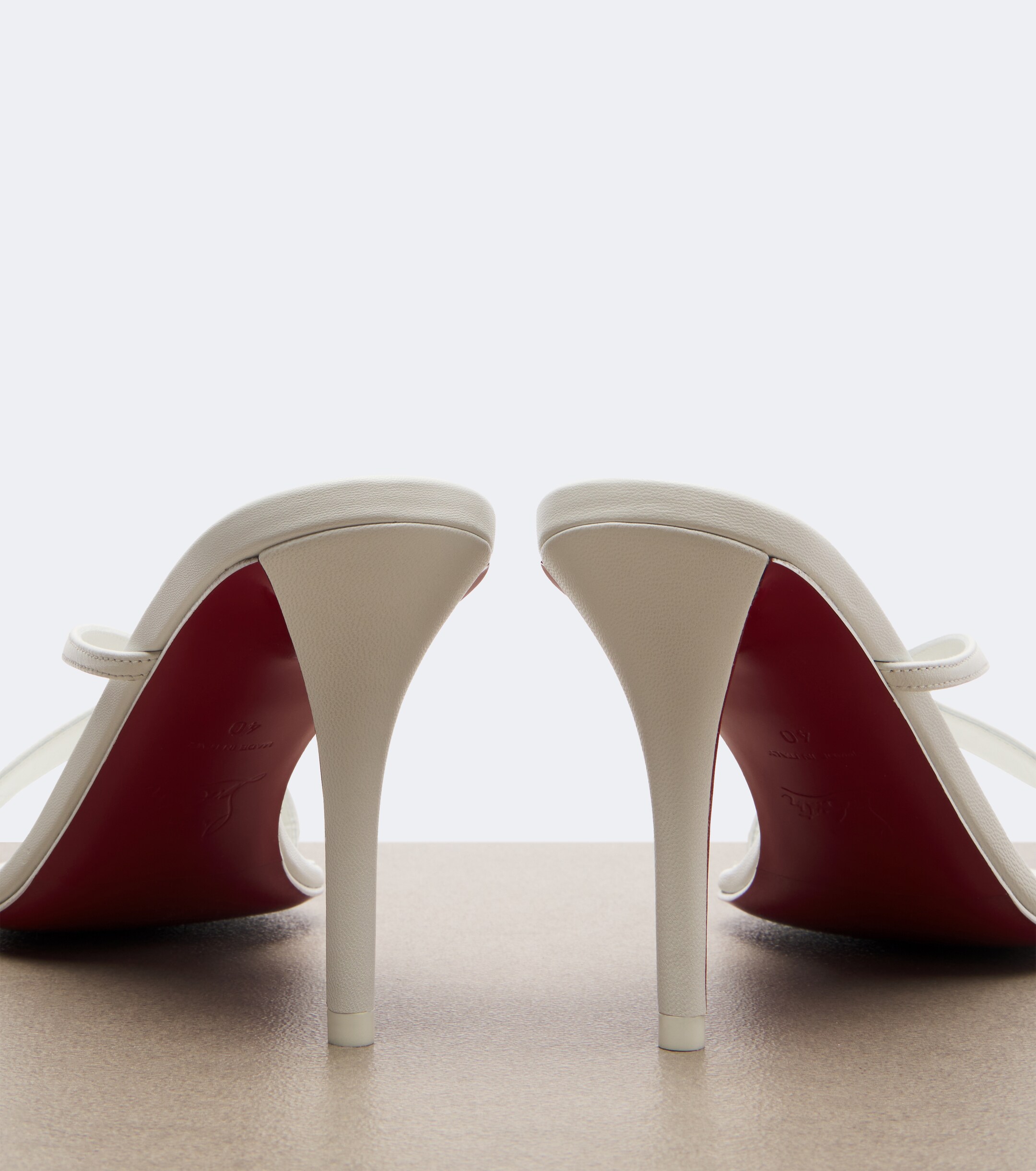 CHRISTIAN LOUBOUTIN Christian Louboutin Mulazee Cross leather sandals
