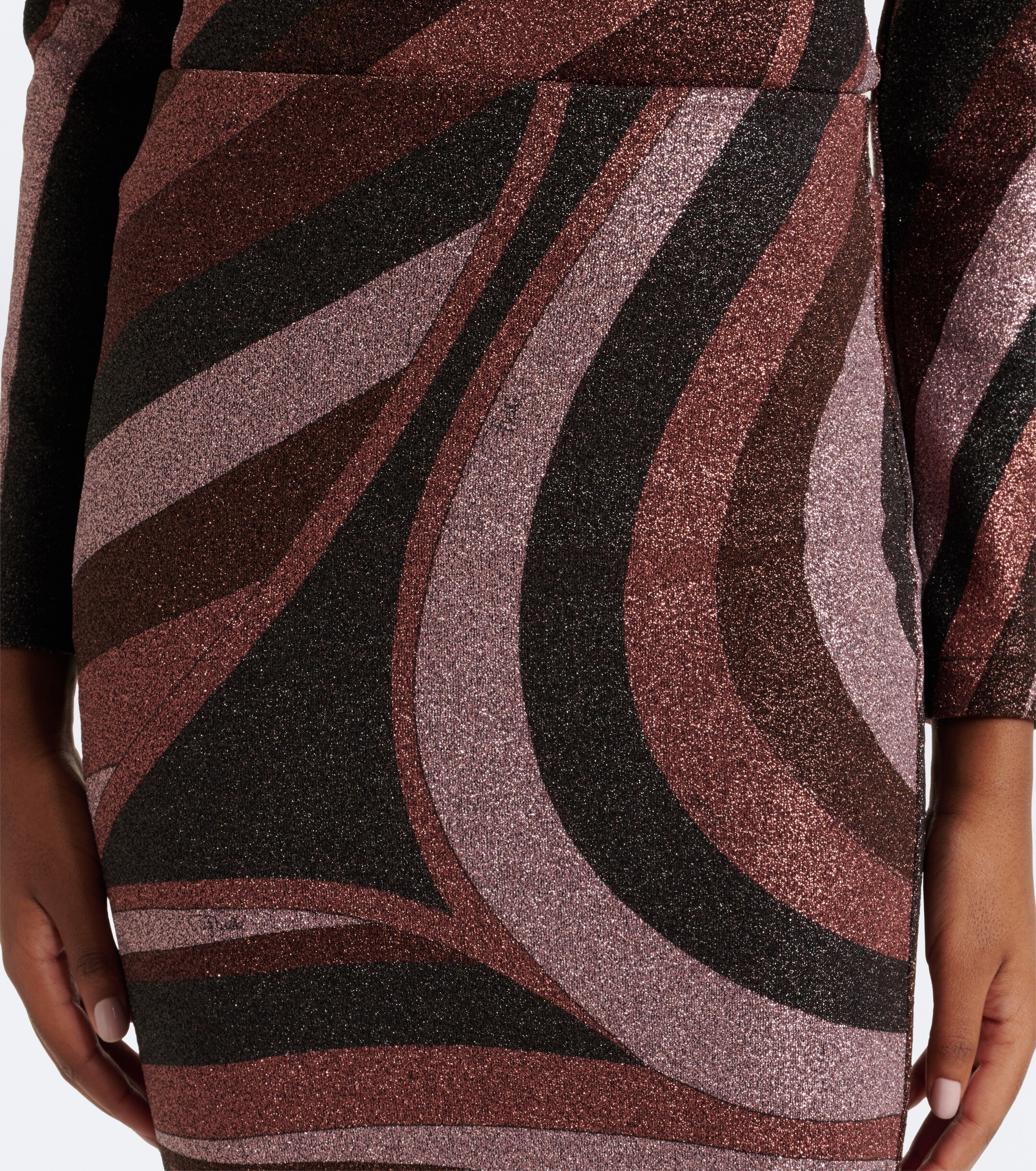 Pucci Pucci Iride Lurex jersey pencil skirt