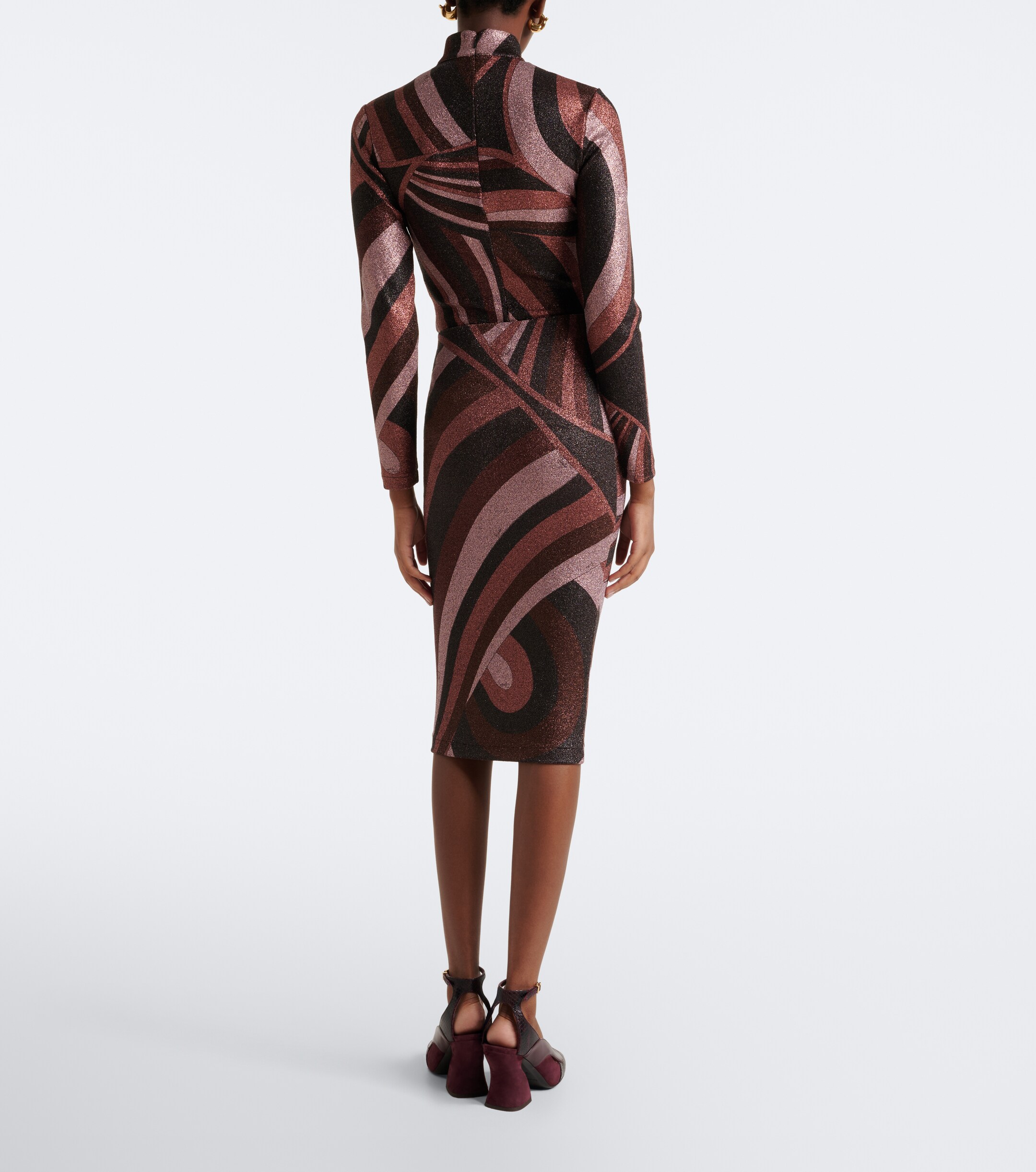 Pucci Pucci Iride Lurex jersey pencil skirt