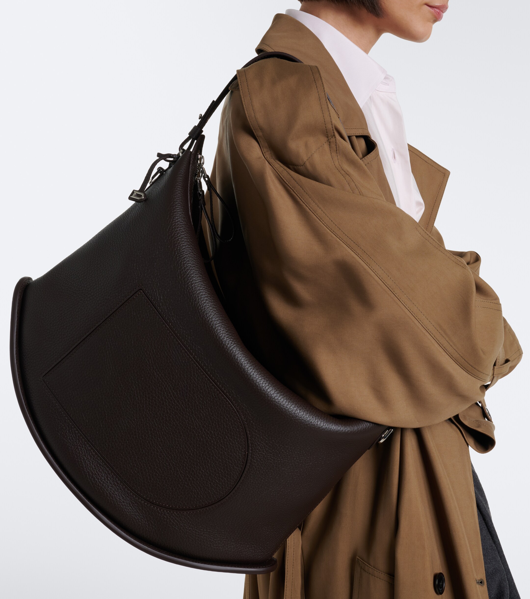 Delvaux Pin Swing Large leather tote bag thumbnail