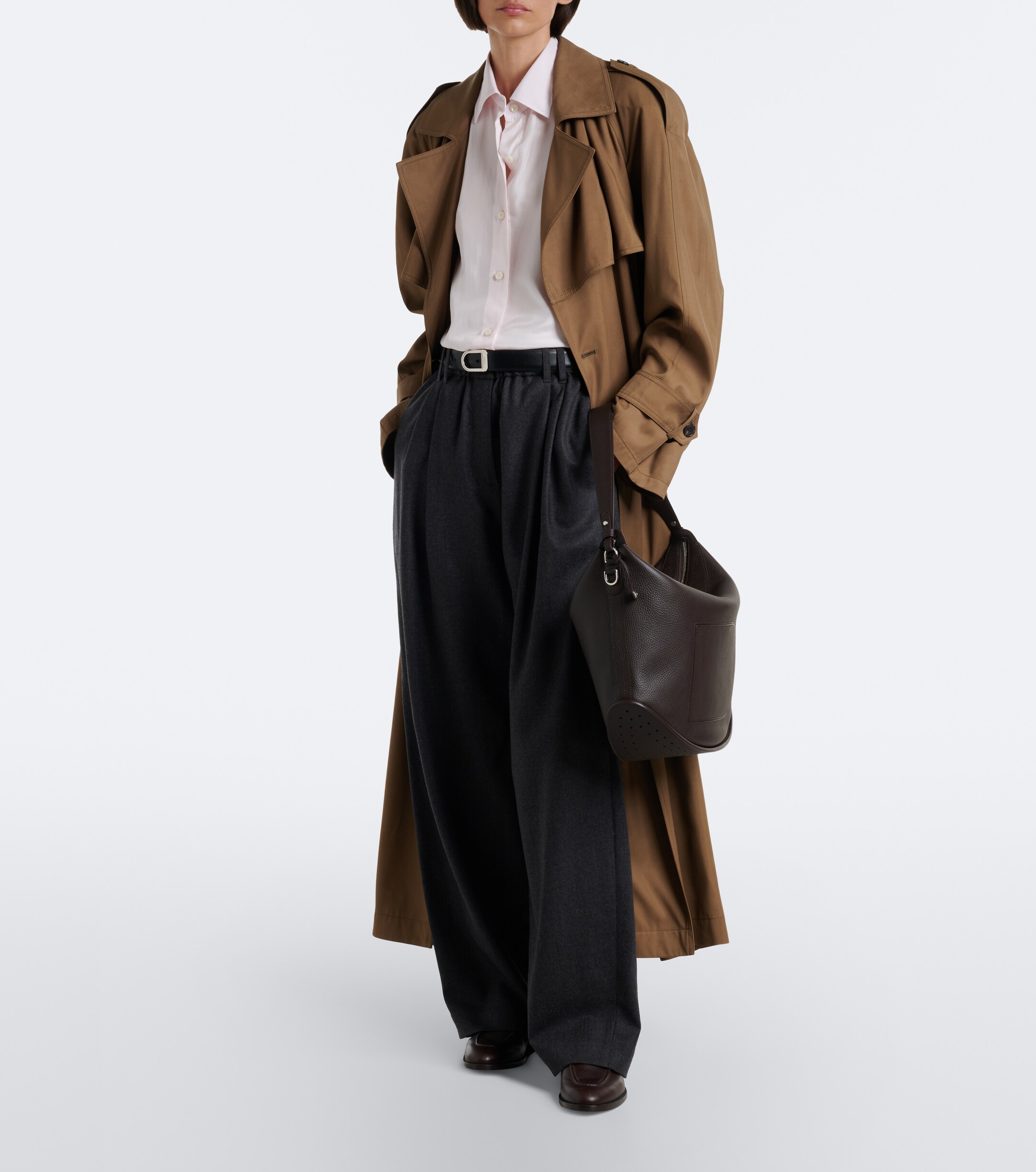 Delvaux Pin Swing Large leather tote bag thumbnail