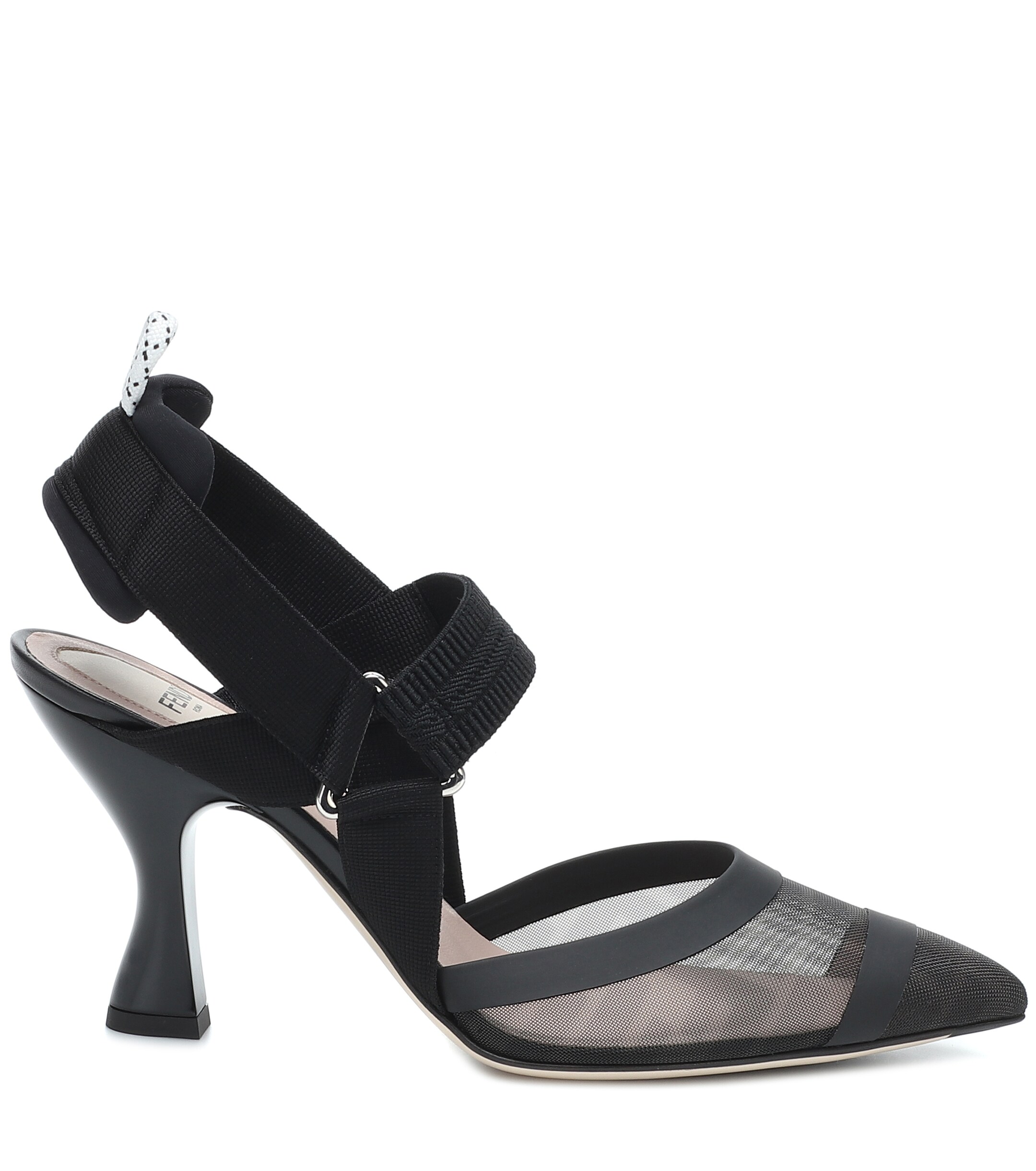 Fendi Fendi Colibrì mesh slingback pumps