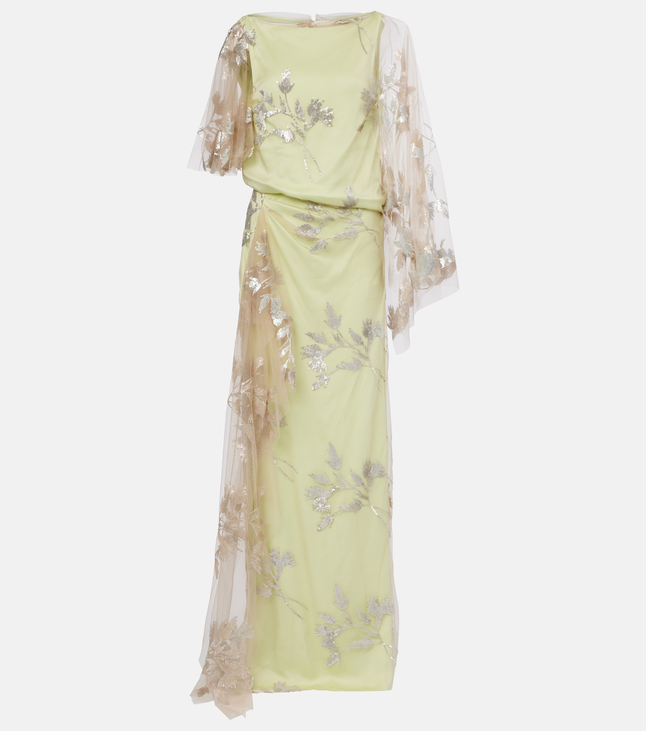 Erdem - Sequined draped cady and tulle gown | Plush Erdem - Sequined draped cady and tulle gown | Plush