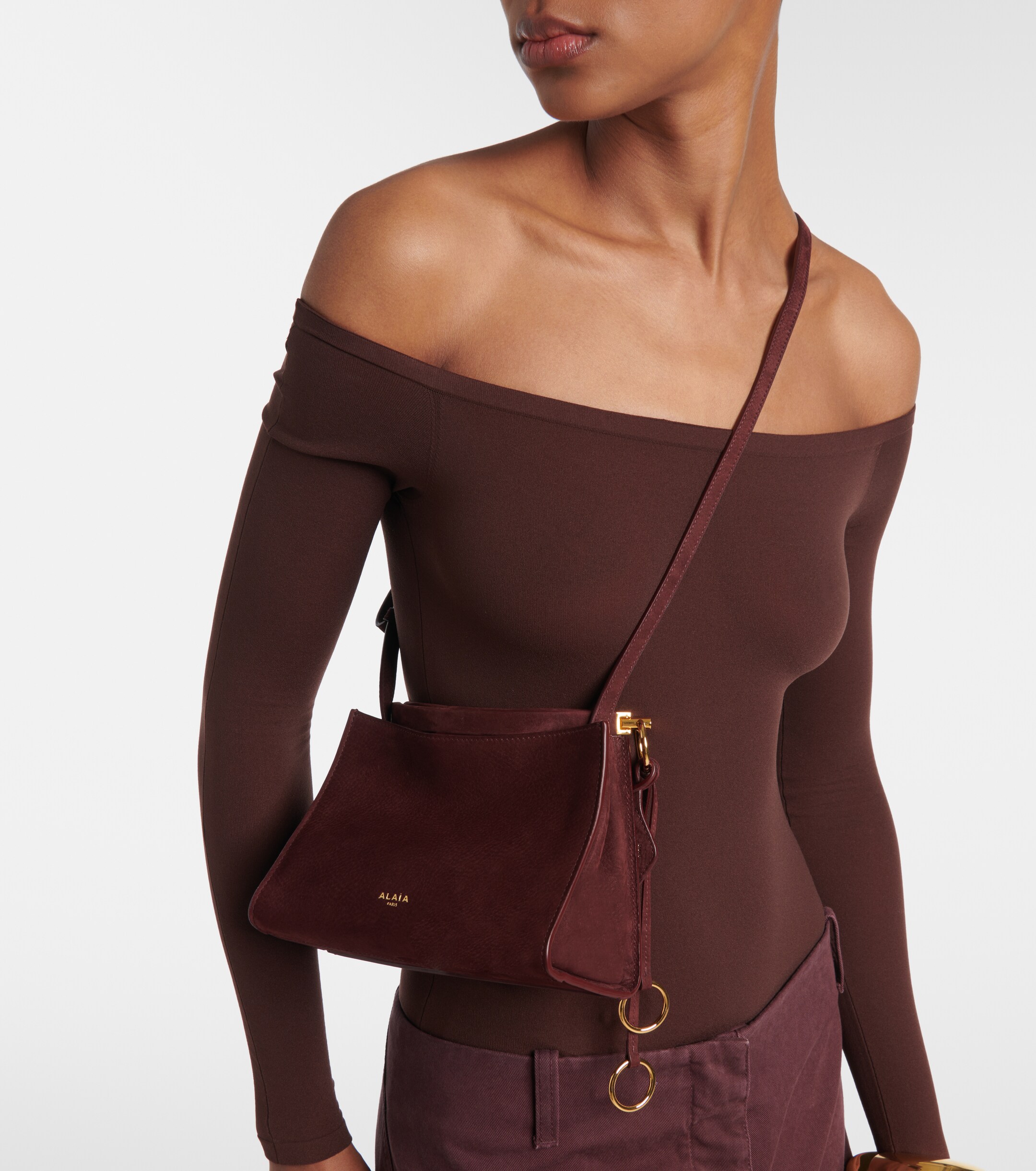 Alaïa Le Click Small leather shoulder bag
