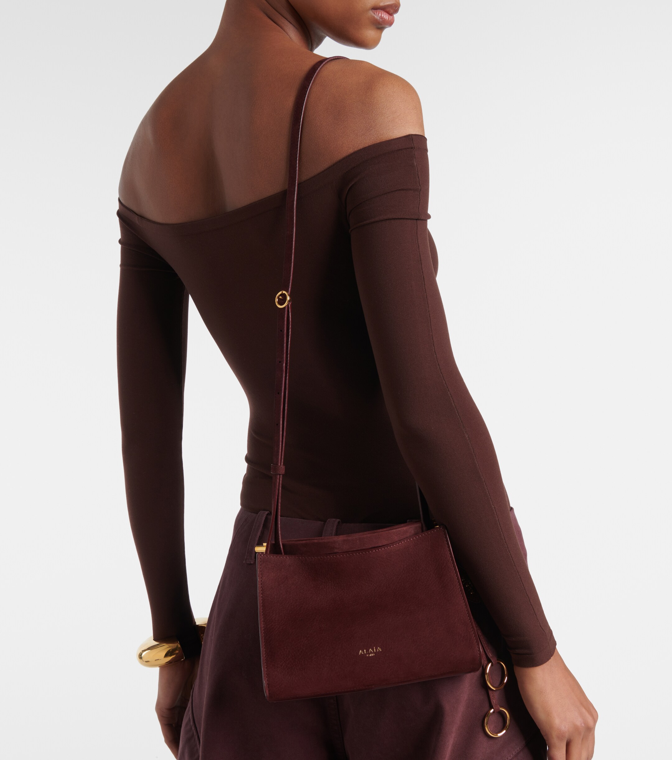 Alaïa Le Click Small leather shoulder bag