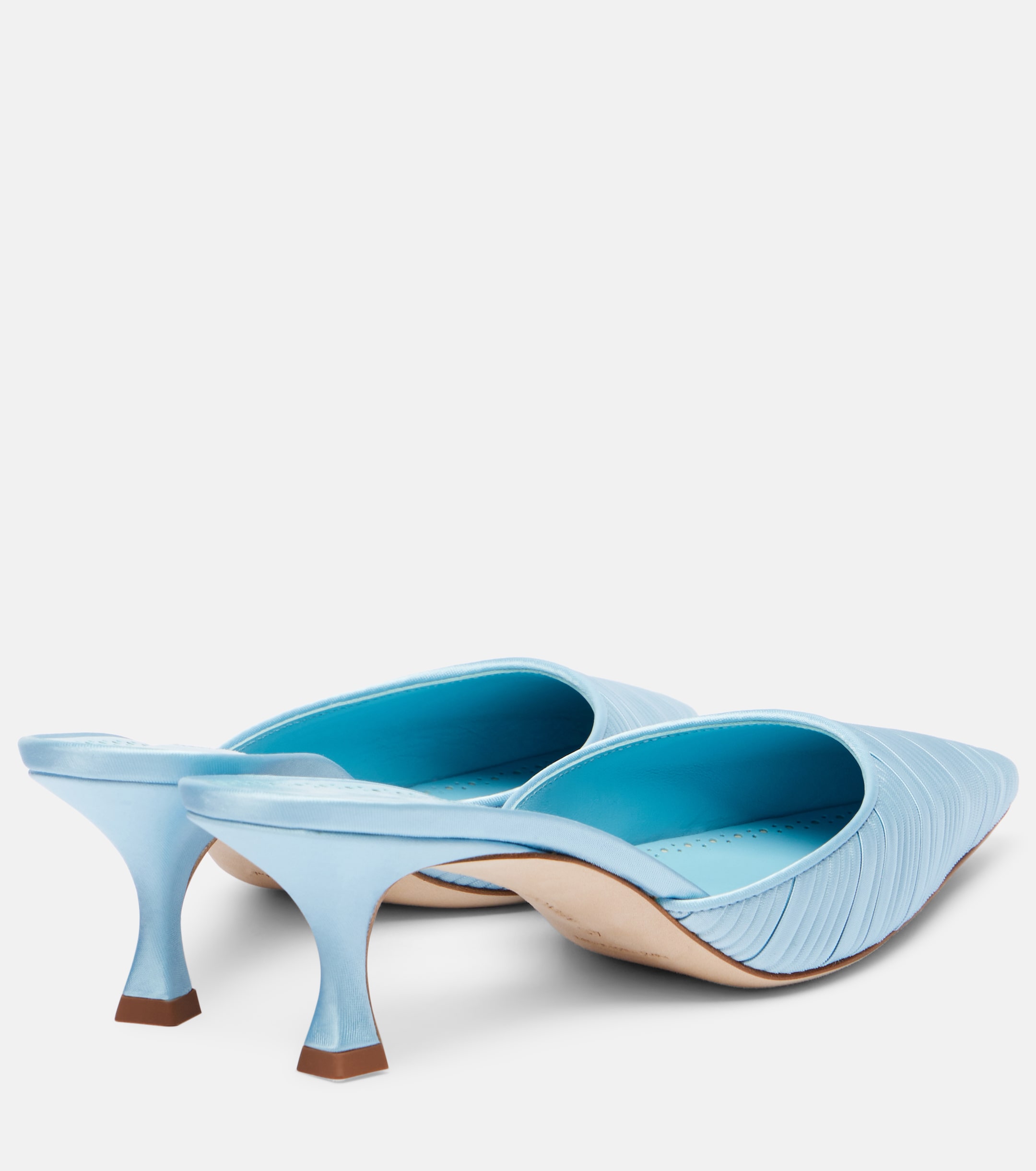 MANOLO BLAHNIK Carolyne 50 satin mules
