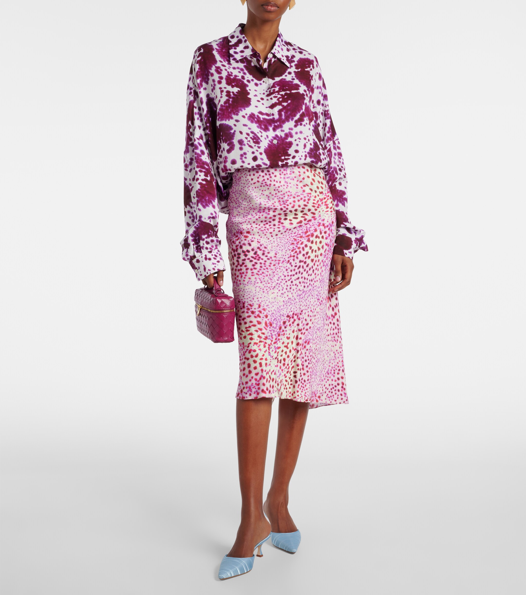 MANOLO BLAHNIK Carolyne 50 satin mules
