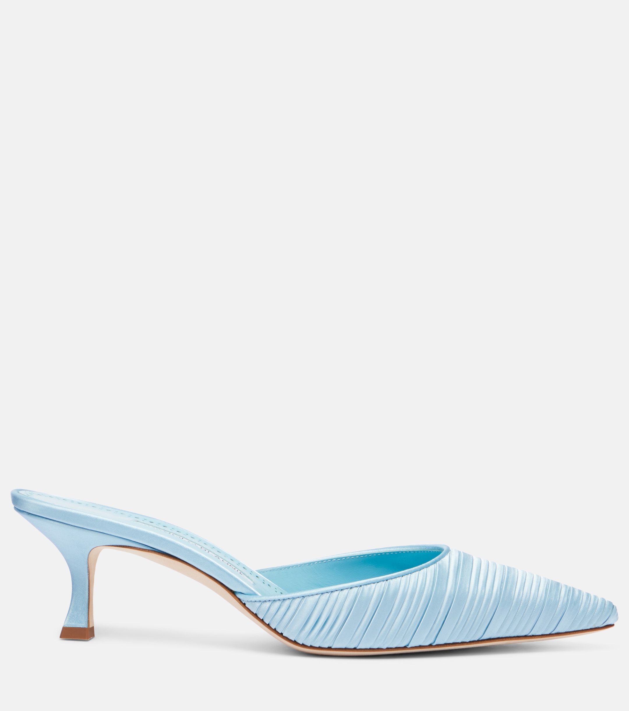 MANOLO BLAHNIK Carolyne 50 satin mules