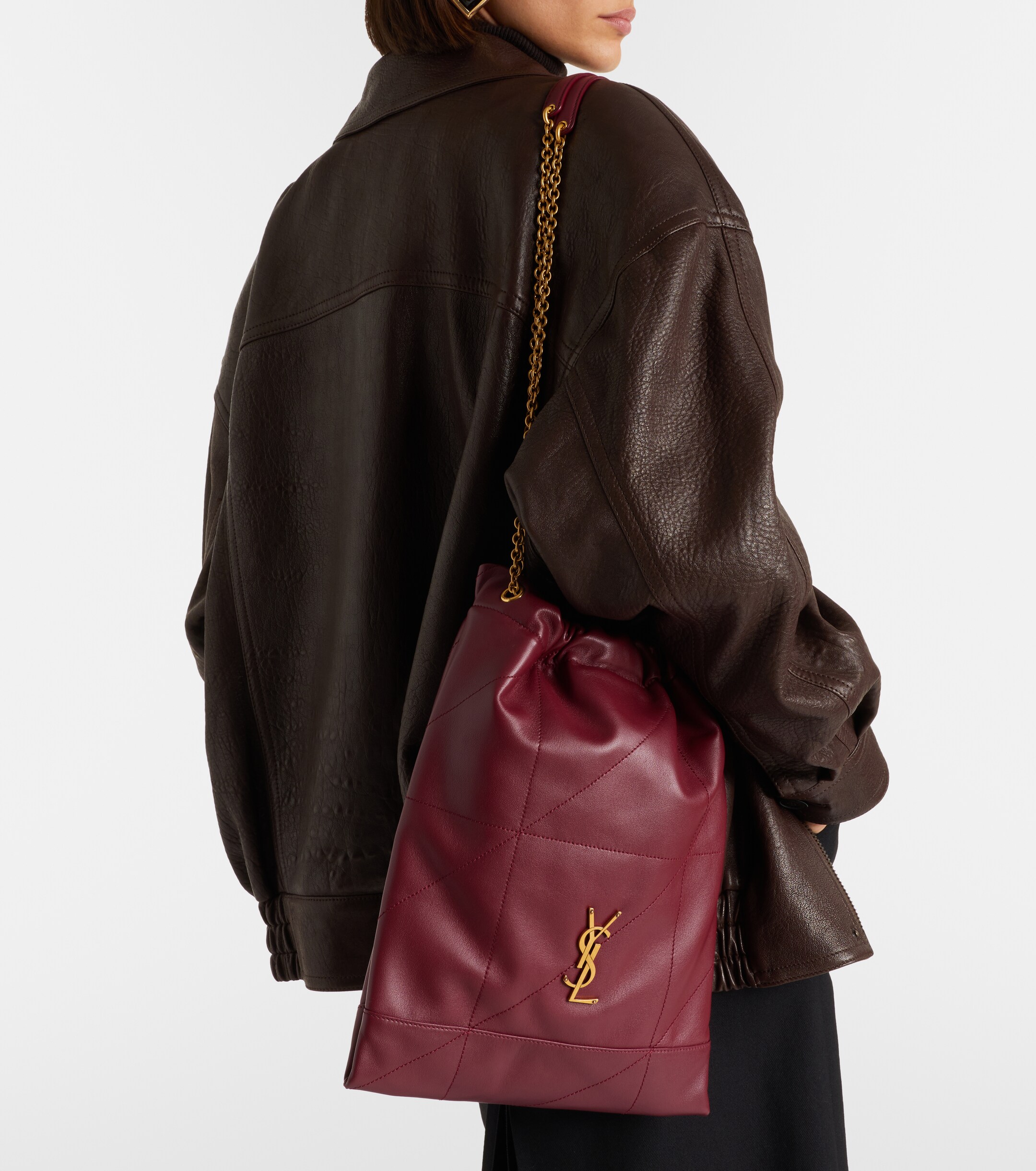 Saint Laurent Jamie Cassandre Large leather shoulder bag