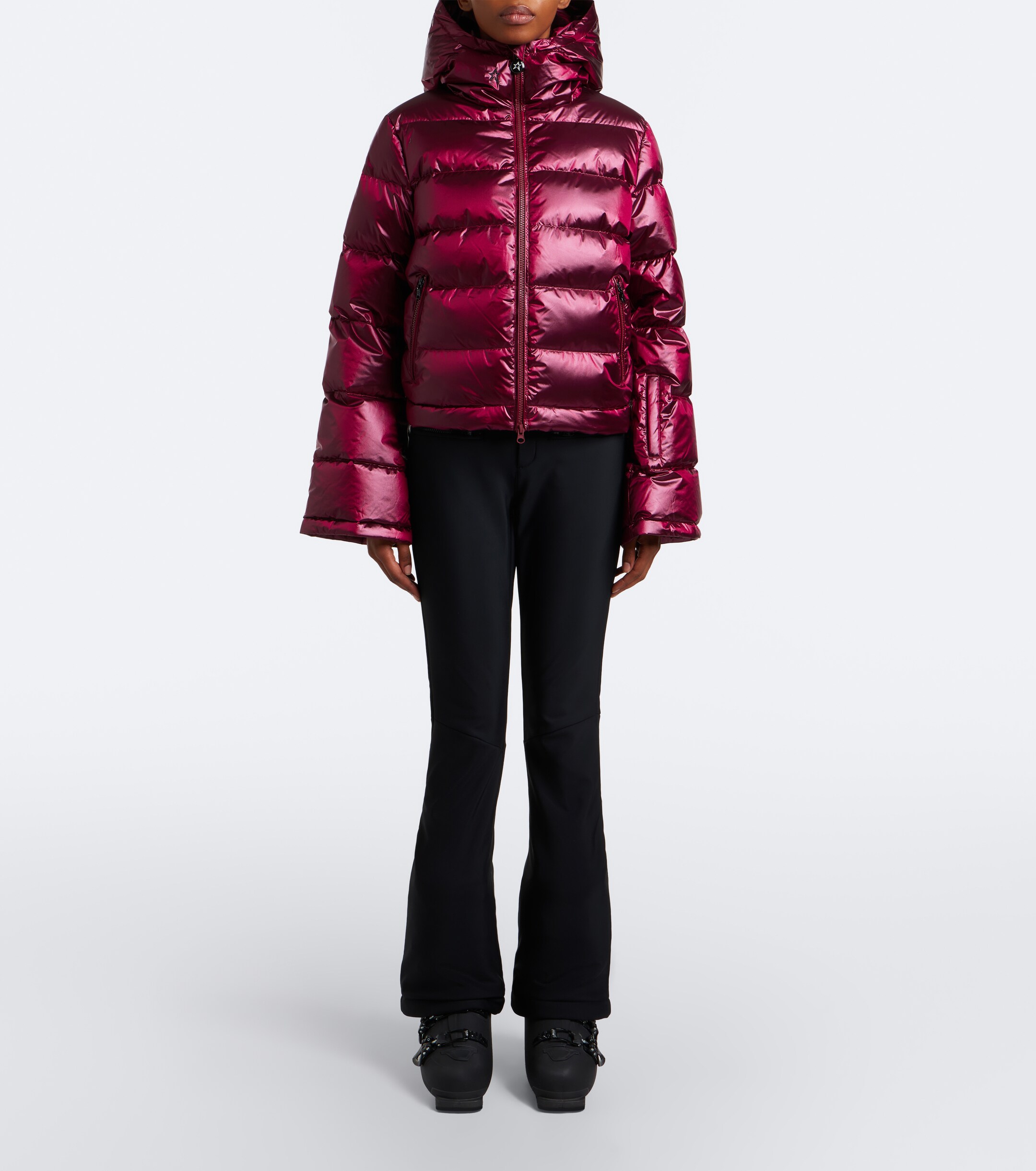 PERFECT MOMENT Perfect Moment Polar Flare cropped down ski jacket