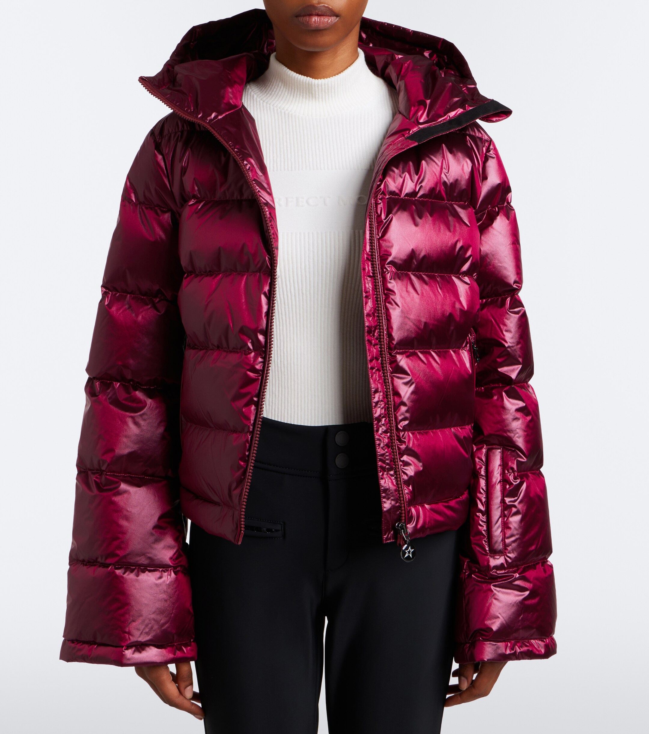 PERFECT MOMENT Perfect Moment Polar Flare cropped down ski jacket